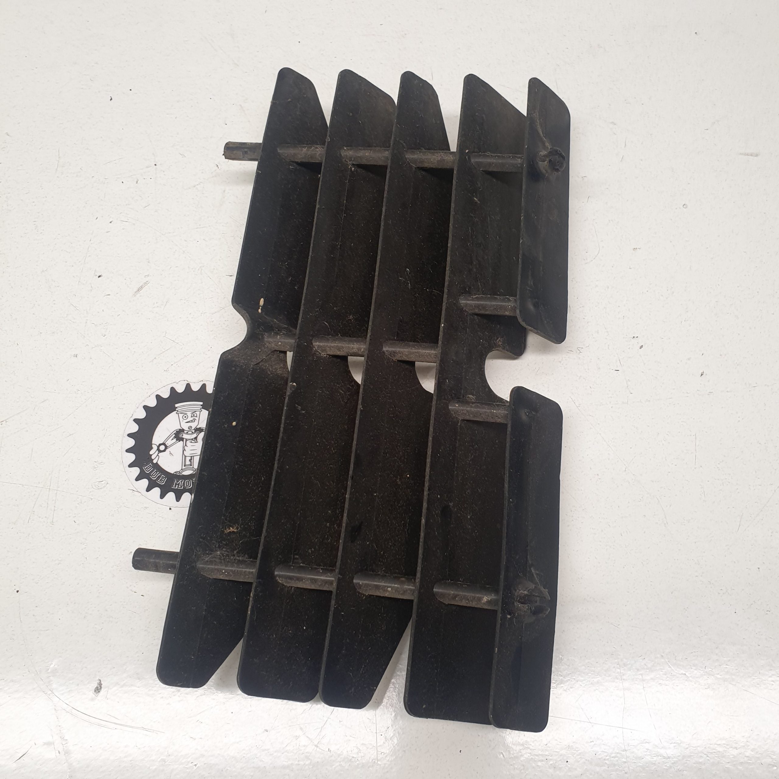 plastique protection radiateur kawasaki 125 kmx 1988