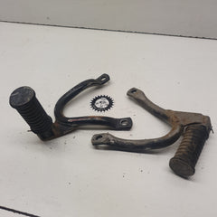 cale pied support arrière kawasaki 125 kmx 1988-1