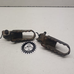 cale pied kawasaki 125 kmx 1988-1