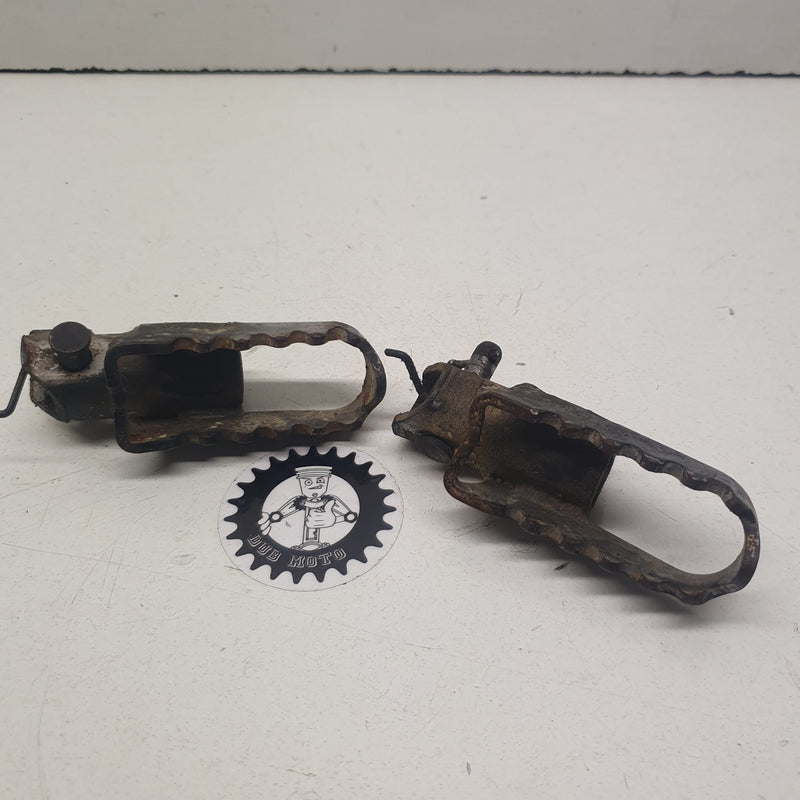 cale pied kawasaki 125 kmx 1988-1