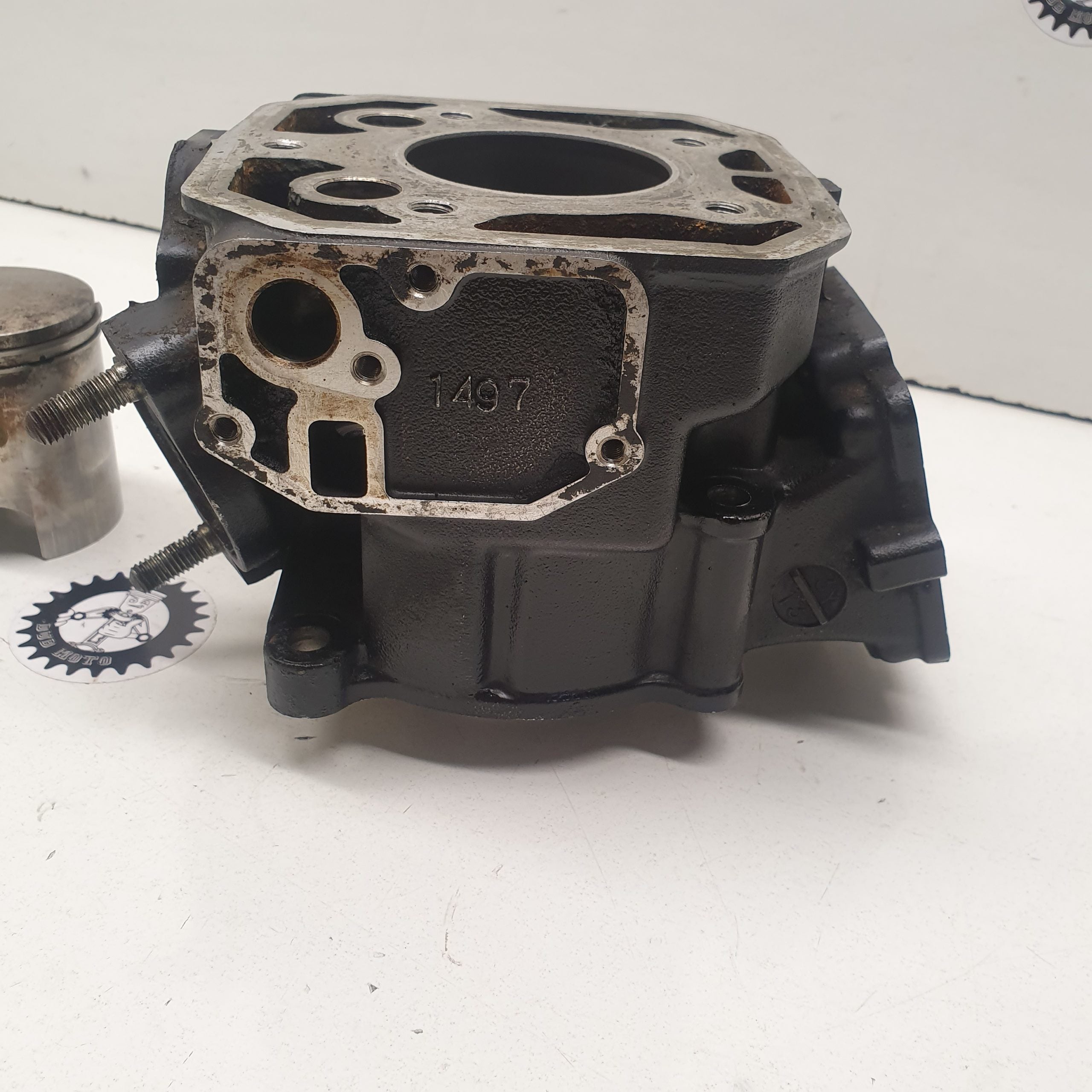 cylindre piston kawasaki 125 kmx 1988