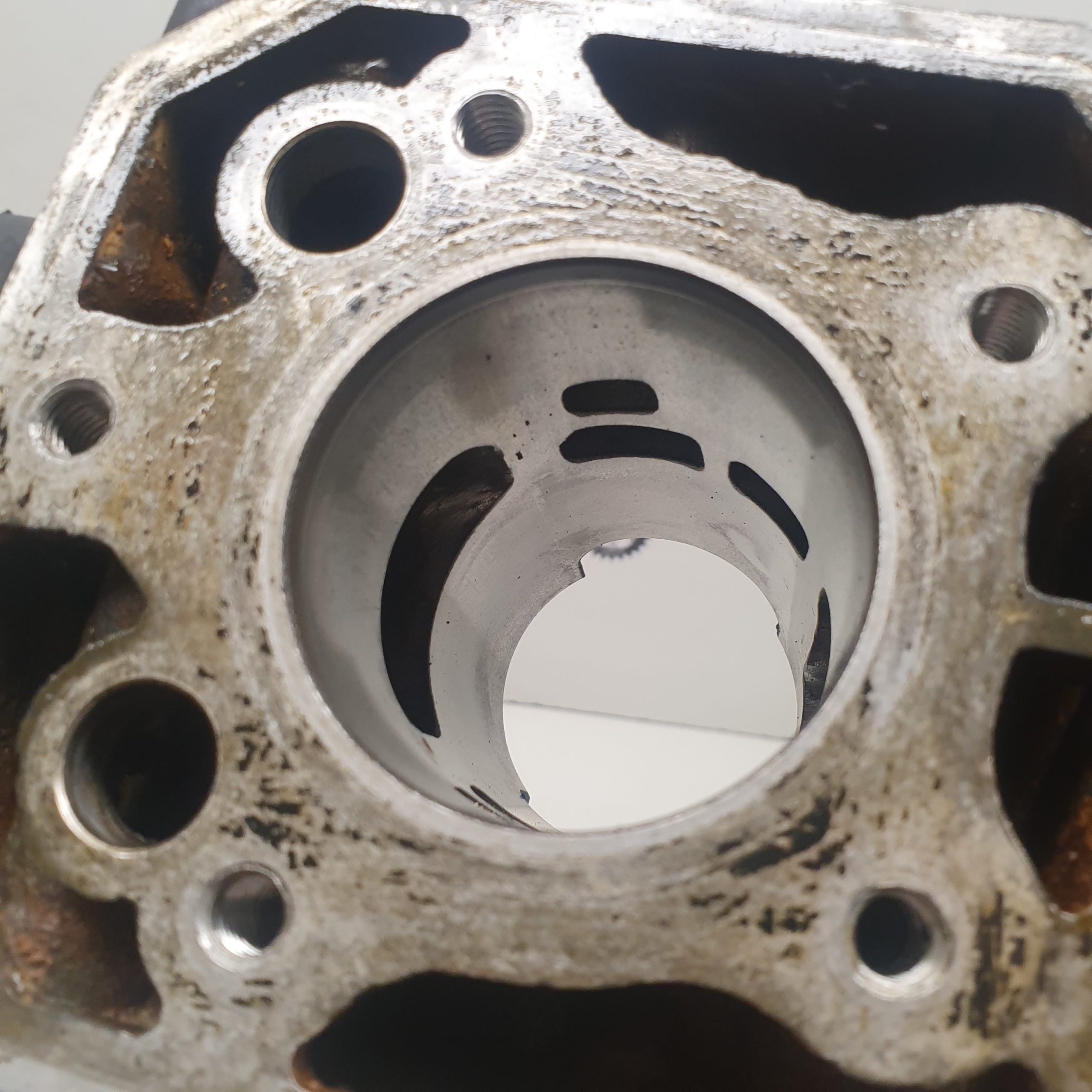 cylindre piston kawasaki 125 kmx 1988-5