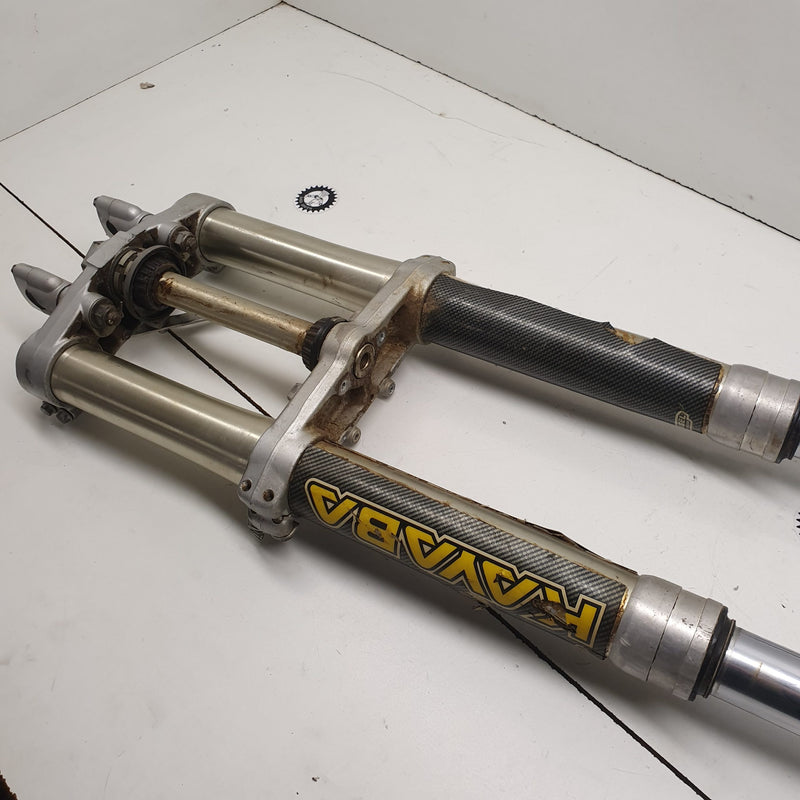 Té de fourche yamaha 250 wr 1992-4