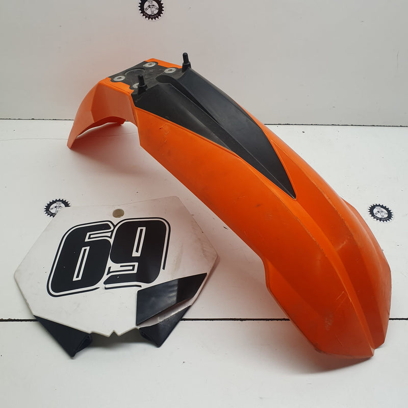 plaque et garde boue ktm 450 sxf 2012-1