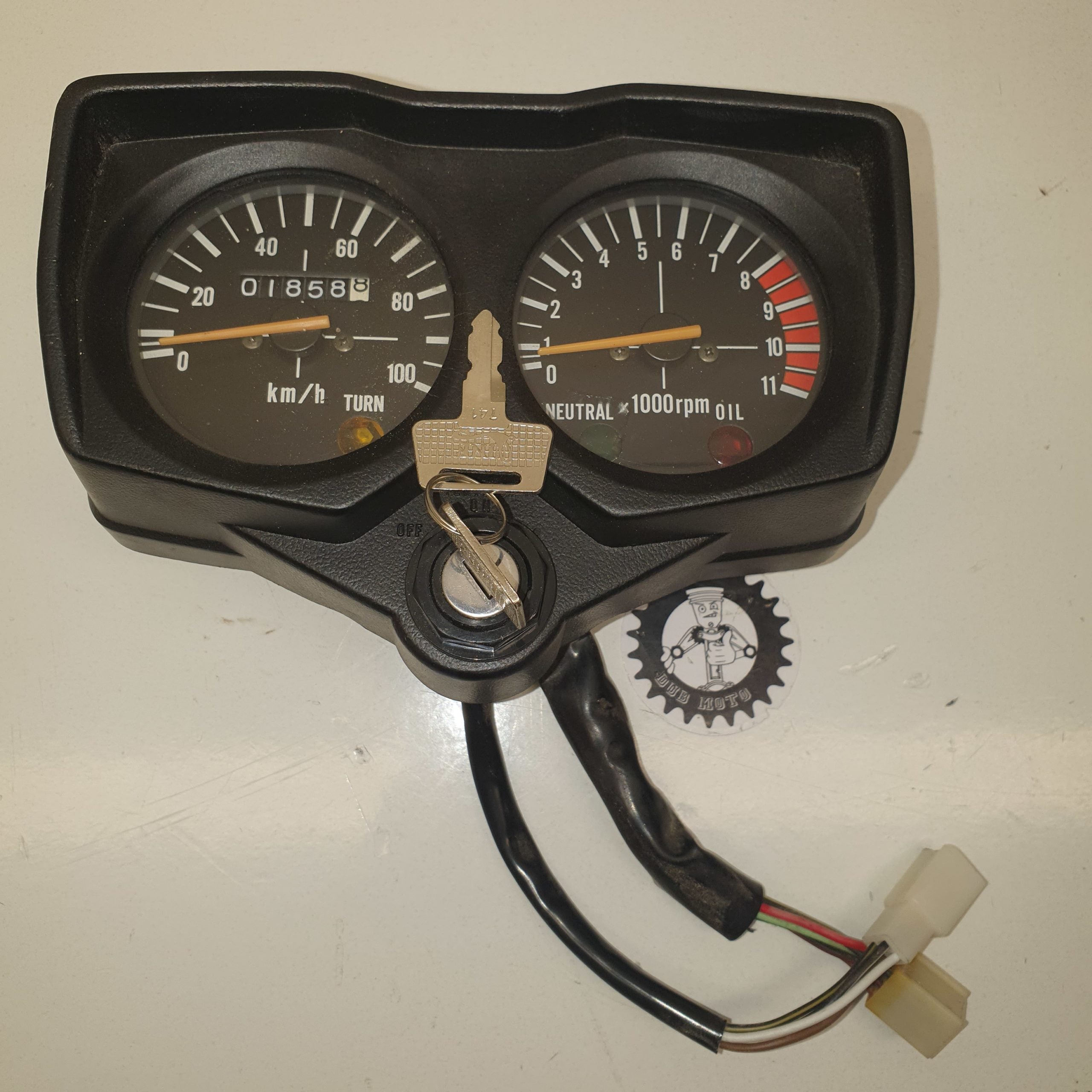 compteur contacteur a clé kawasaki 80 ae 1982