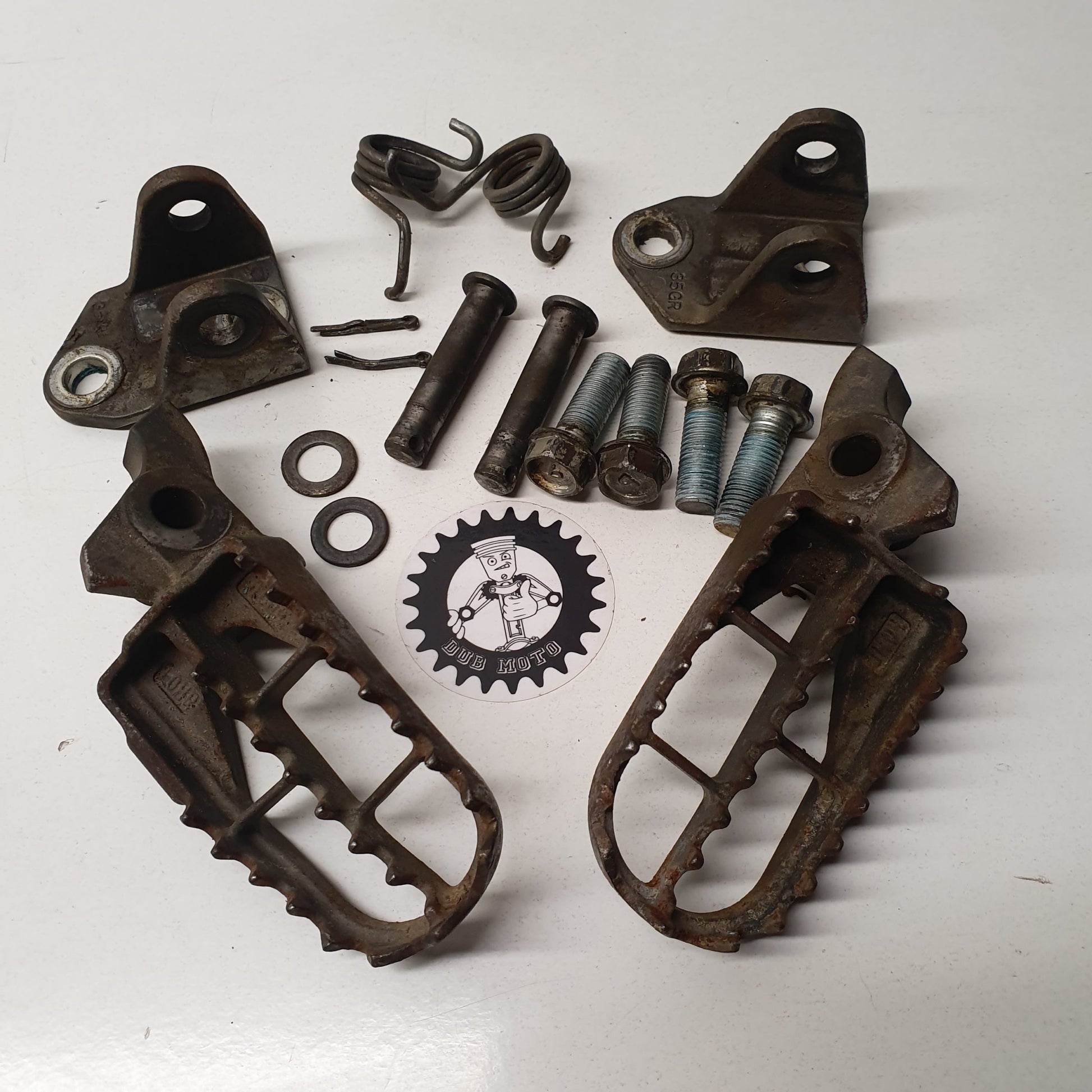 cales pieds suzuki 250 rmz 2007-1