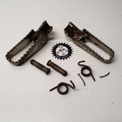 cales pieds kawasaki 125 kx 1986-1