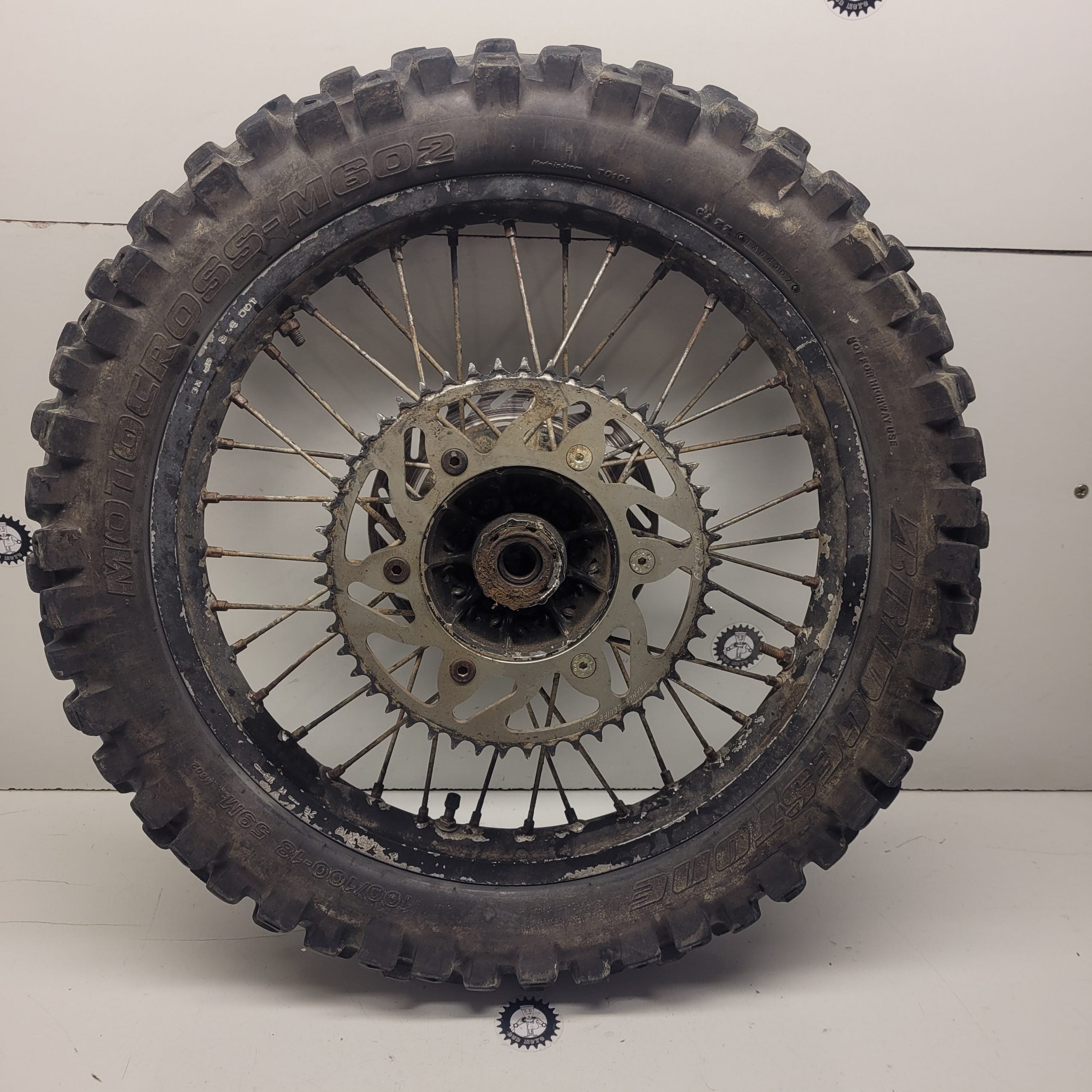 roue arrière cerclage hs honda 125 cr 1989