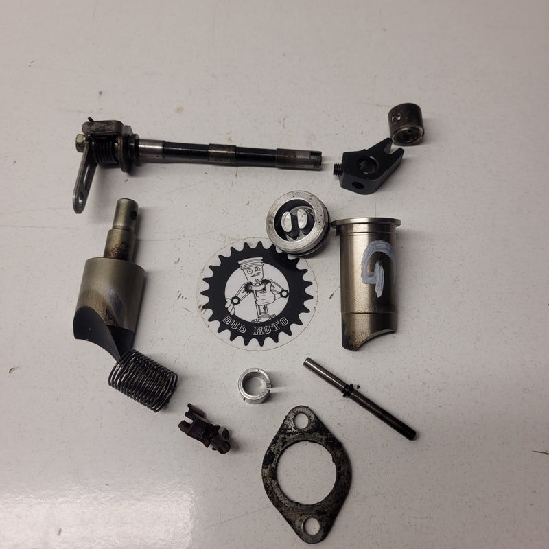 valve echappement gauche suzuki 125 rm 1990-1