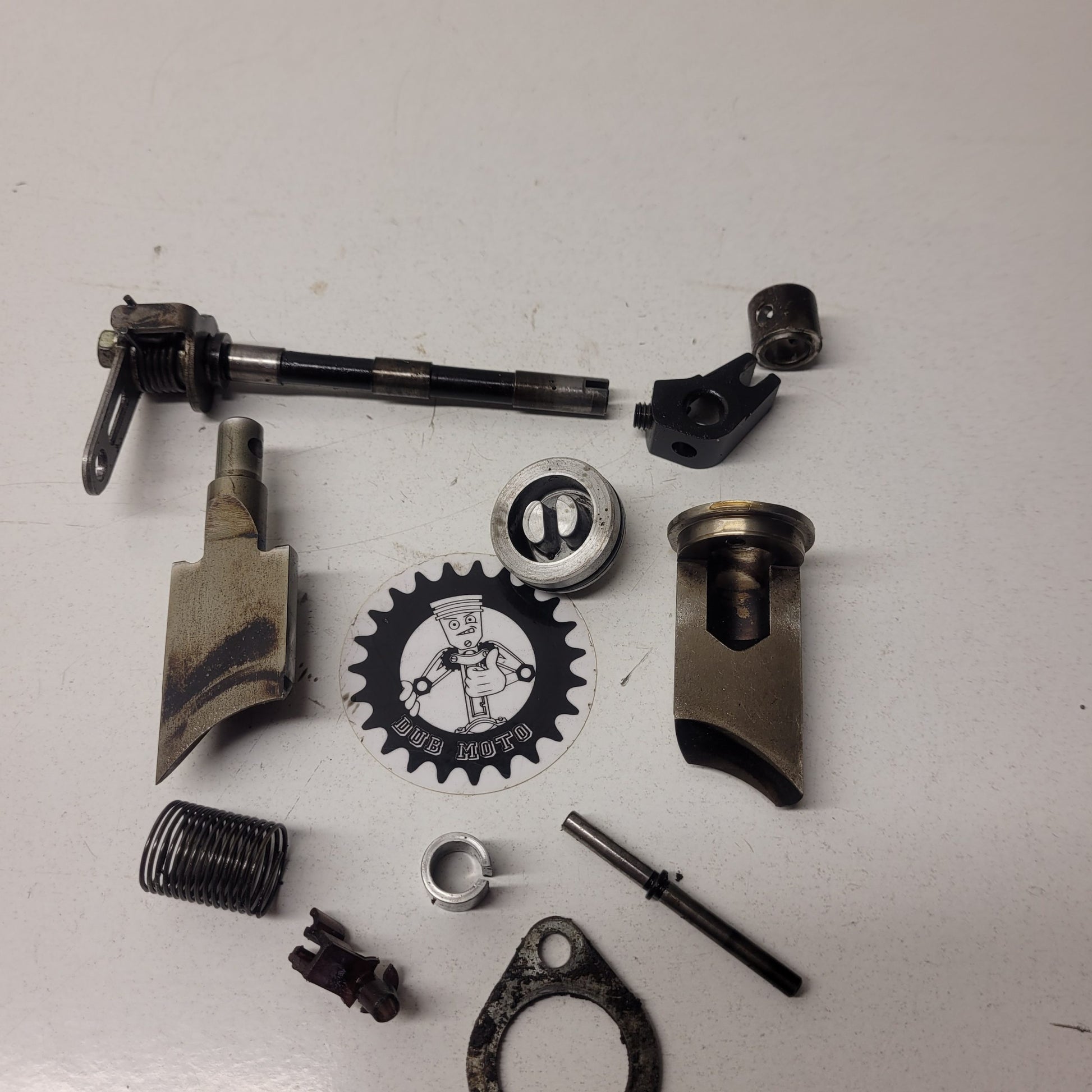 valve echappement gauche suzuki 125 rm 1990-2