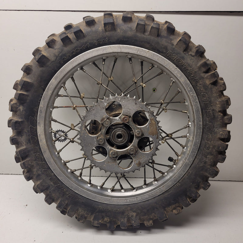 roue arrière yamaha 80 yz 1982-1