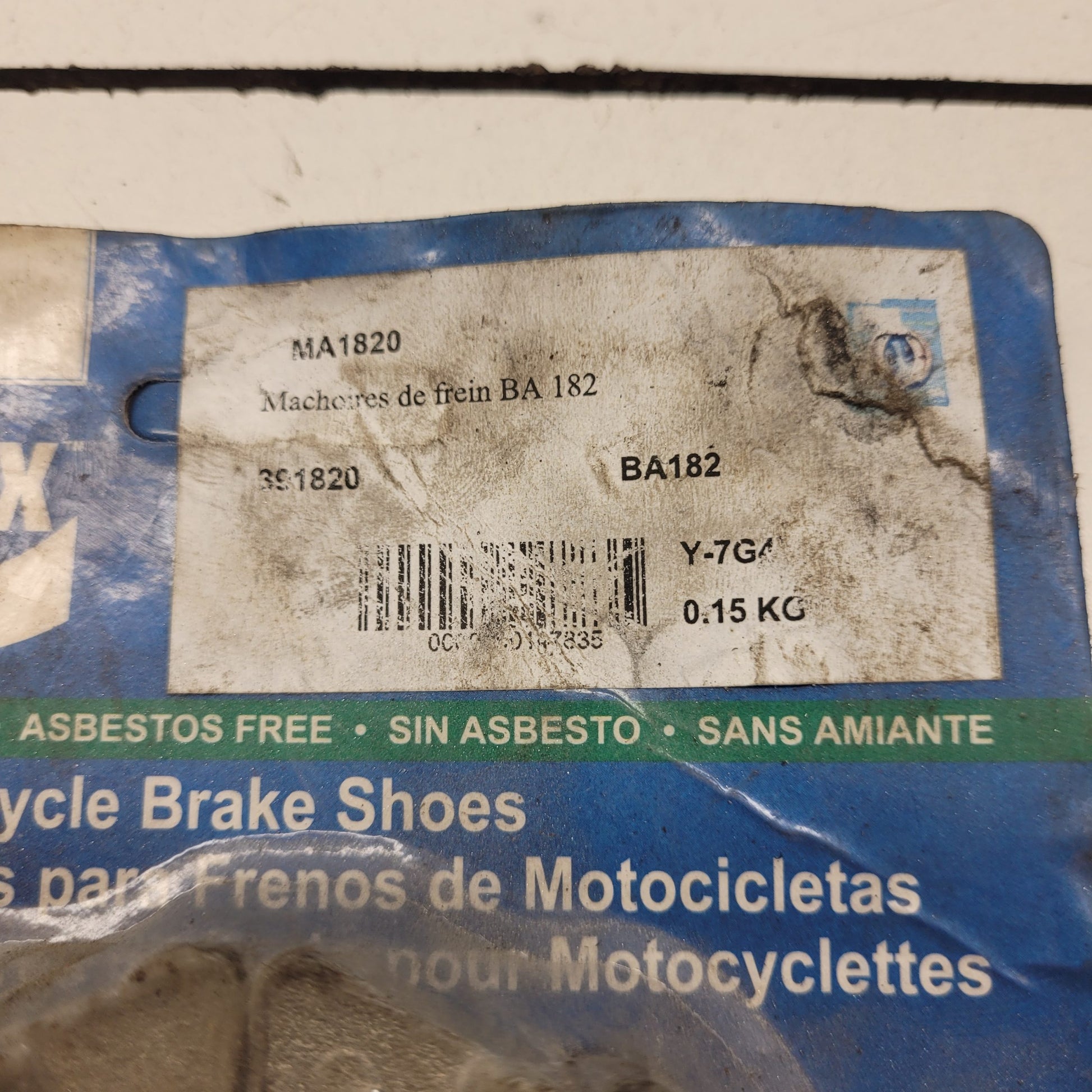 machoire de frein neuve yamaha 80 yz 1984-2