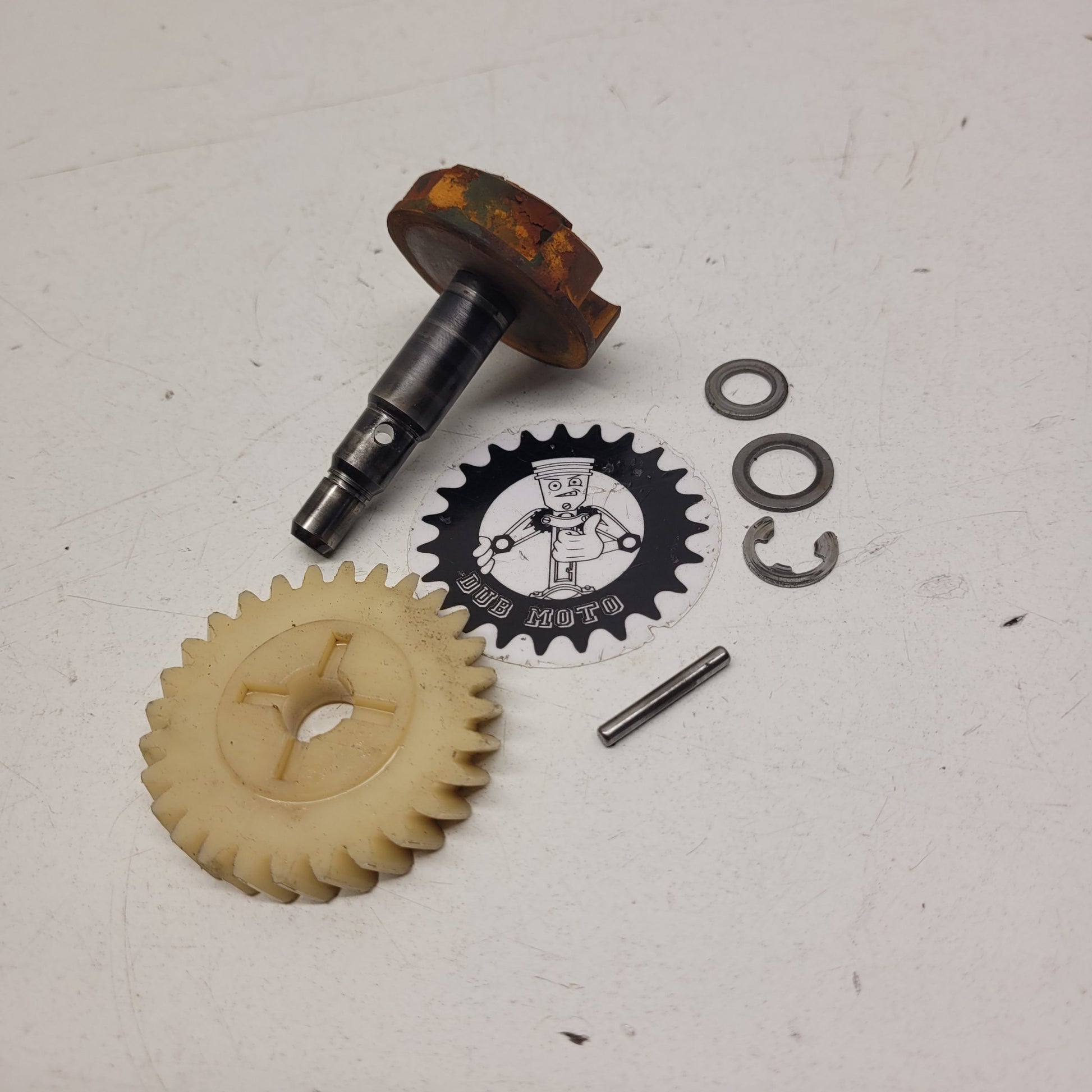 axe pompe a eau yamaha 80 yz 1984-1
