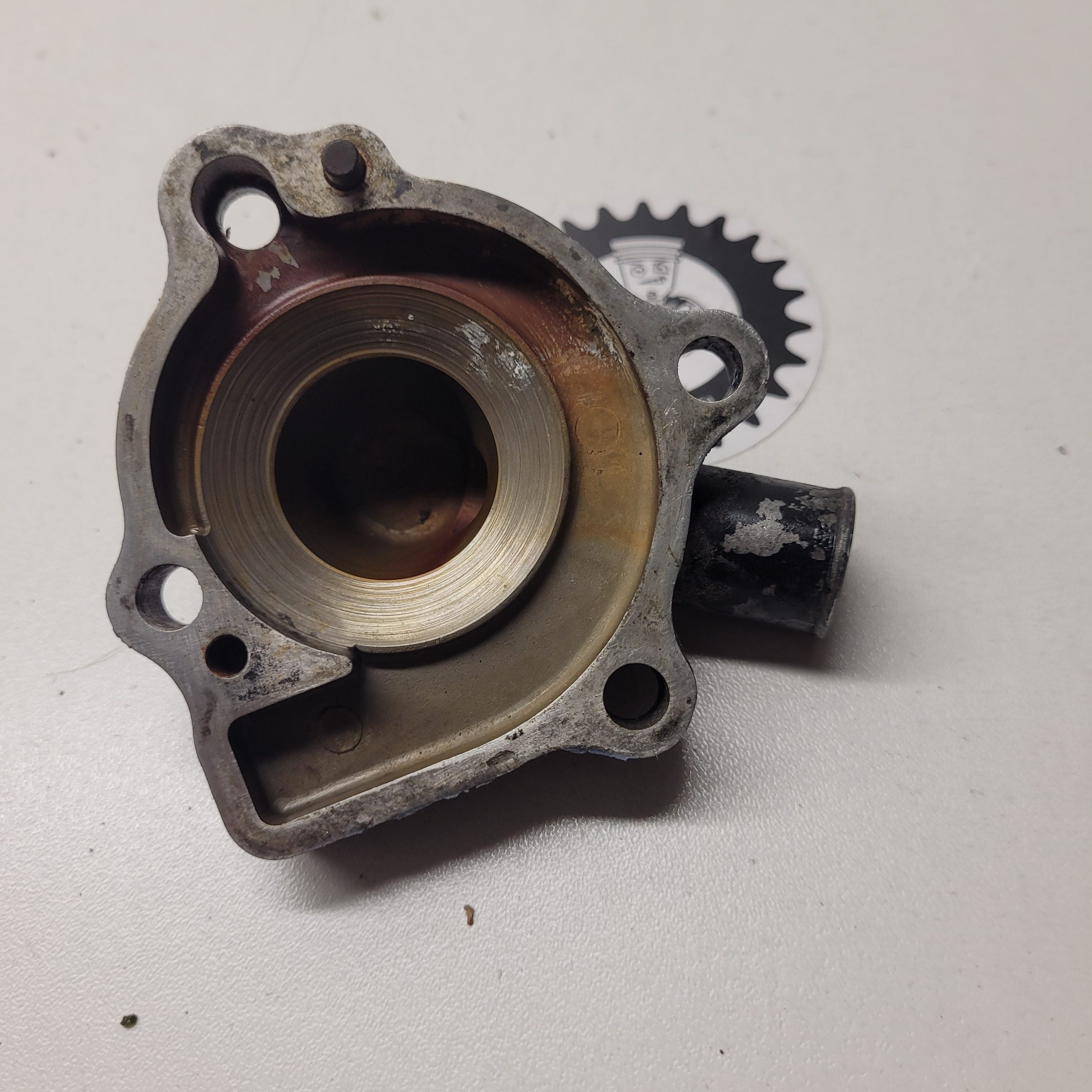 couvercle pompe a eau yamaha 80 yz 1984