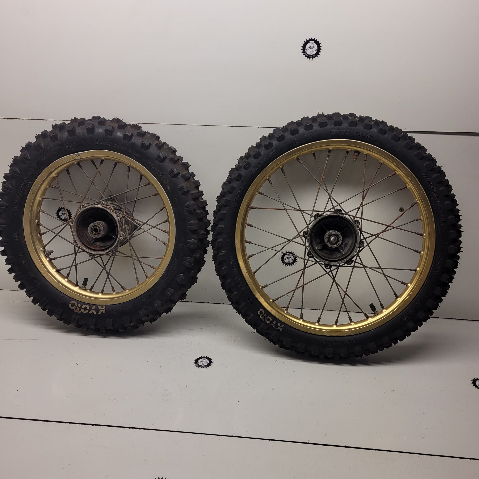 paire de roues  yamaha 80 yz 1984-1