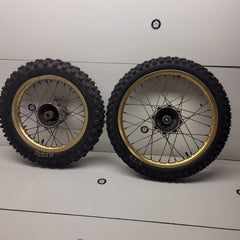 paire de roues  yamaha 80 yz 1984-1