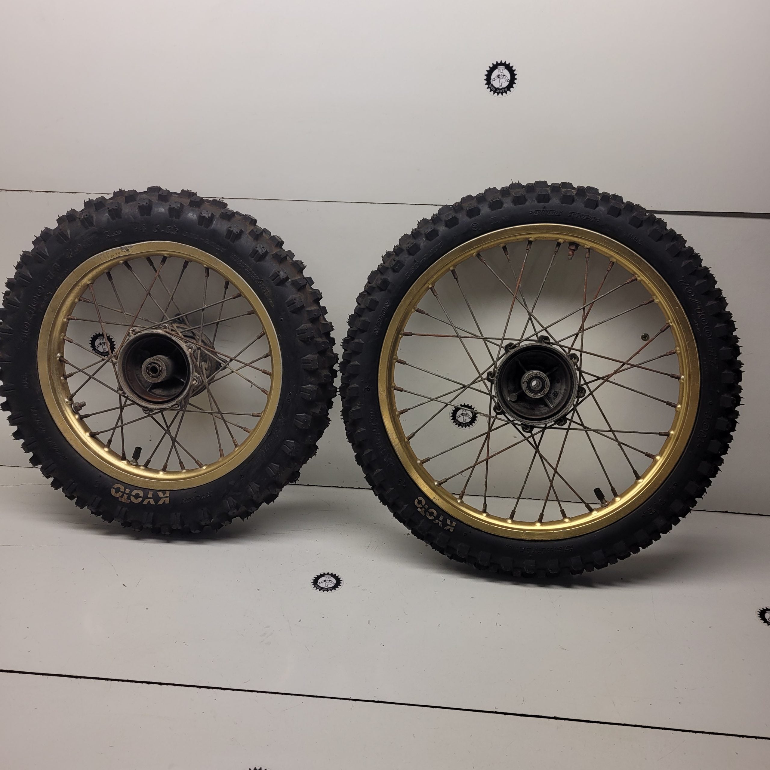 paire de roues  yamaha 80 yz 1984