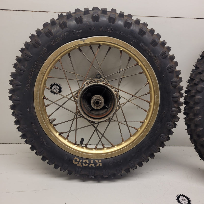 paire de roues  yamaha 80 yz 1984-2