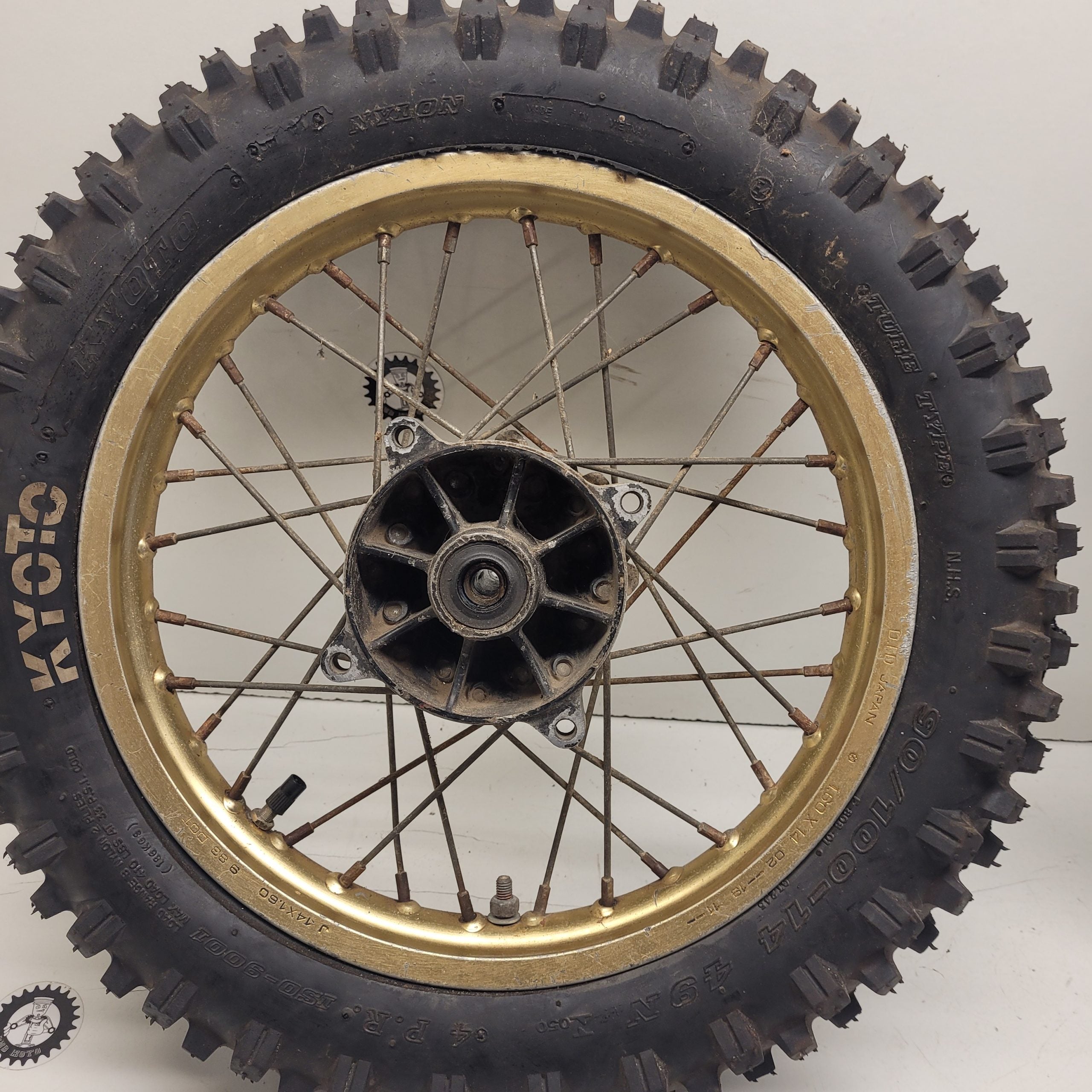 paire de roues  yamaha 80 yz 1984-5