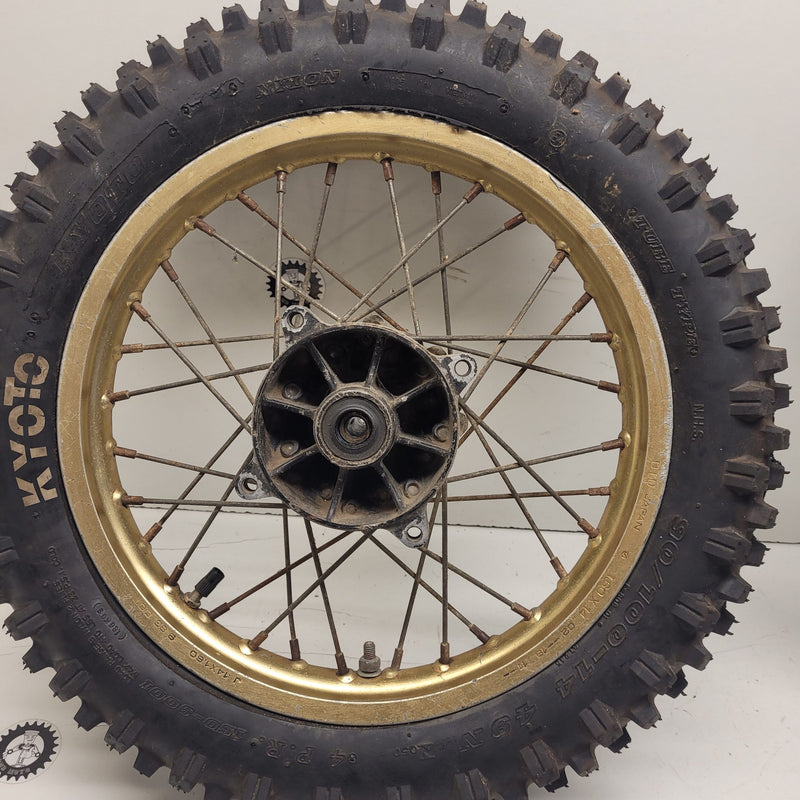 paire de roues  yamaha 80 yz 1984-5