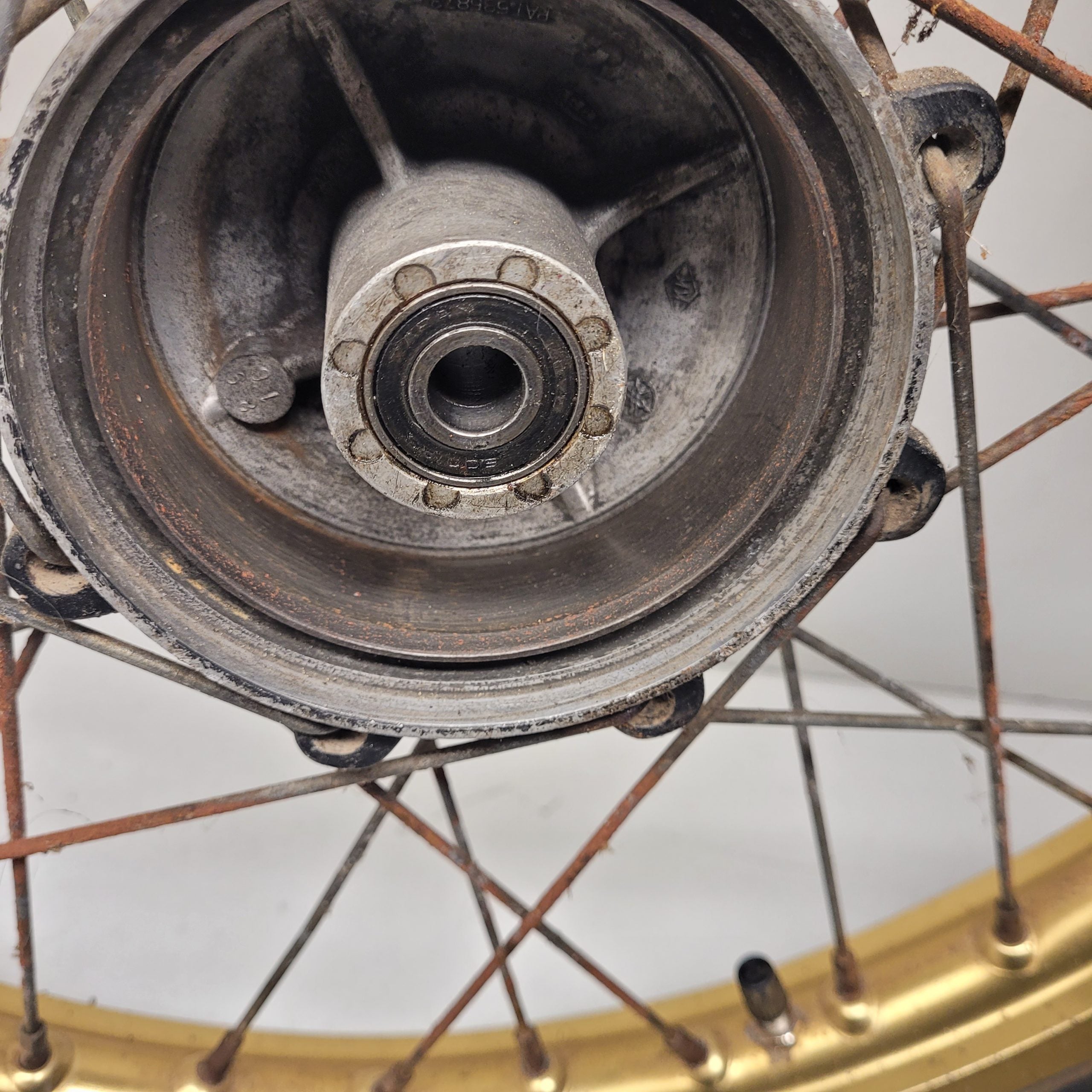 paire de roues  yamaha 80 yz 1984-7