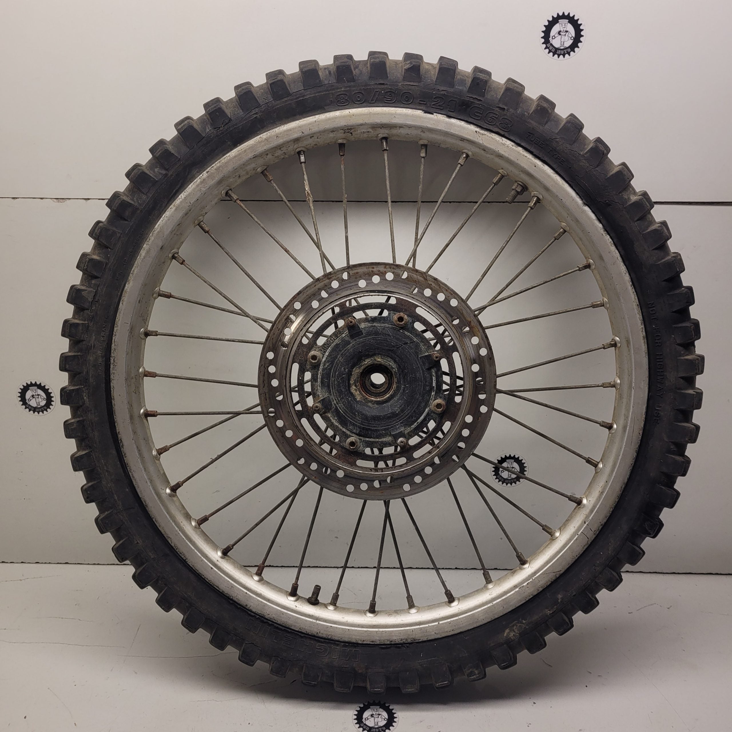 roue avant en l'état honda 250 cr 1984
