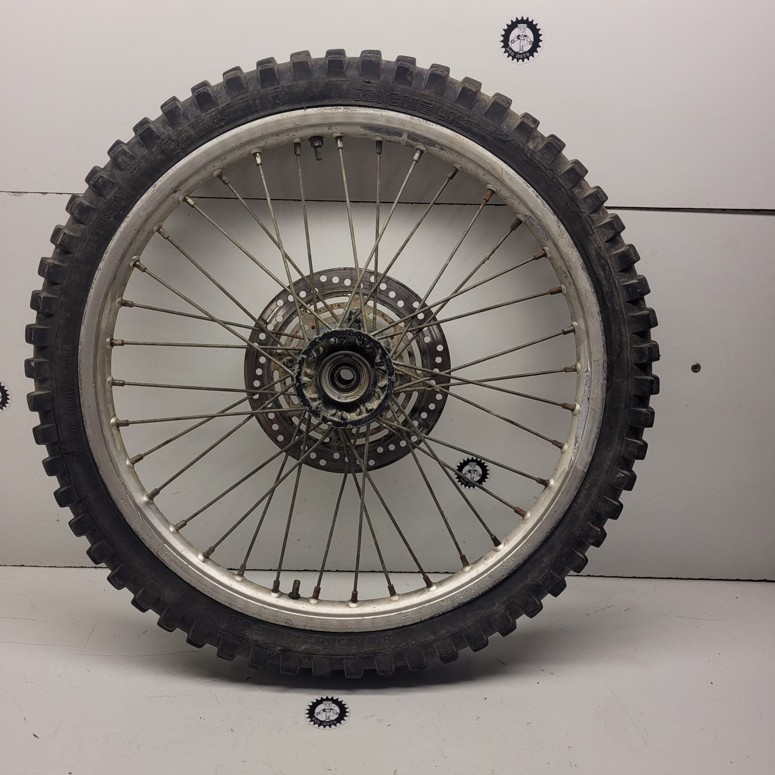 roue avant en l'état honda 250 cr 1984