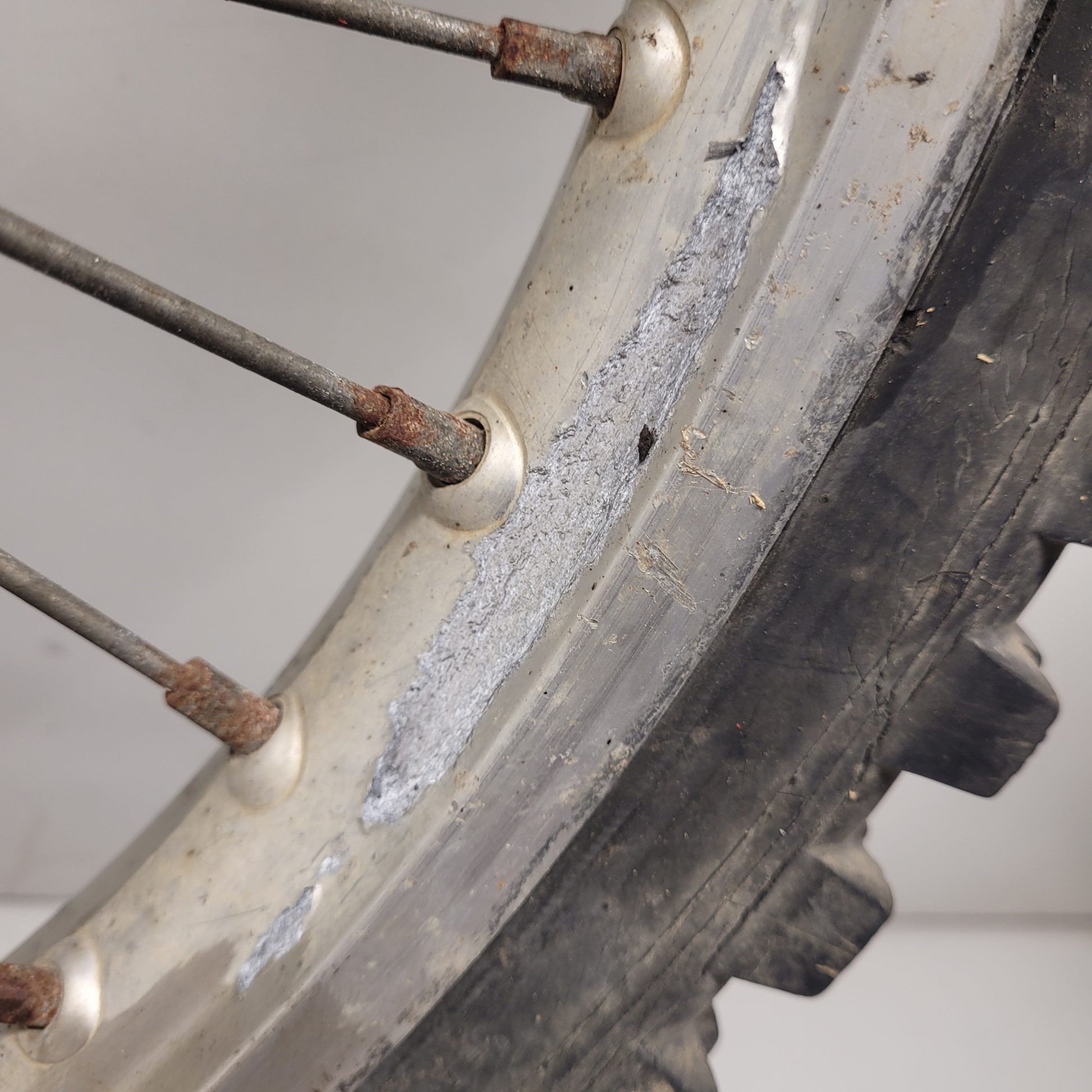 roue avant en l'état honda 250 cr 1984-4