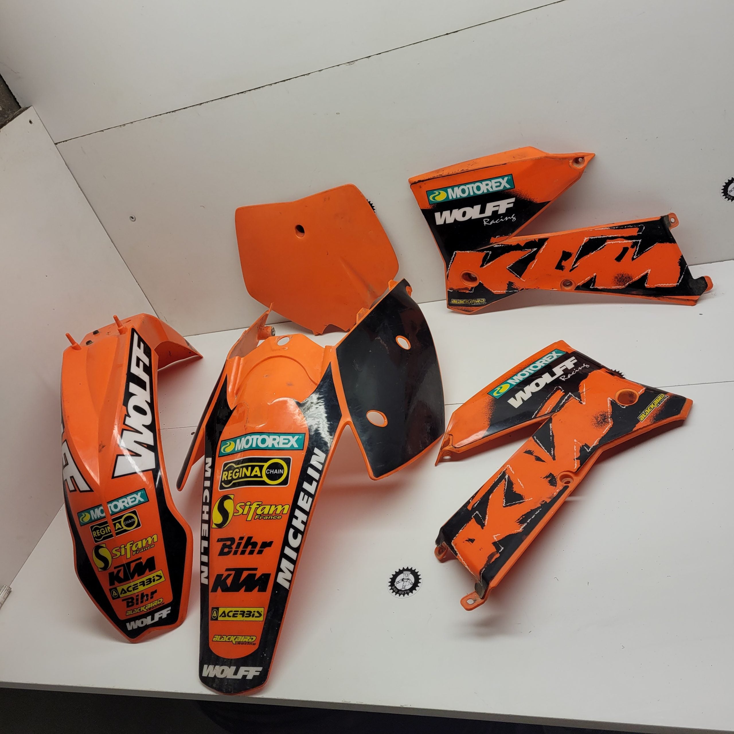 kit plastique ktm 125 sx 2004