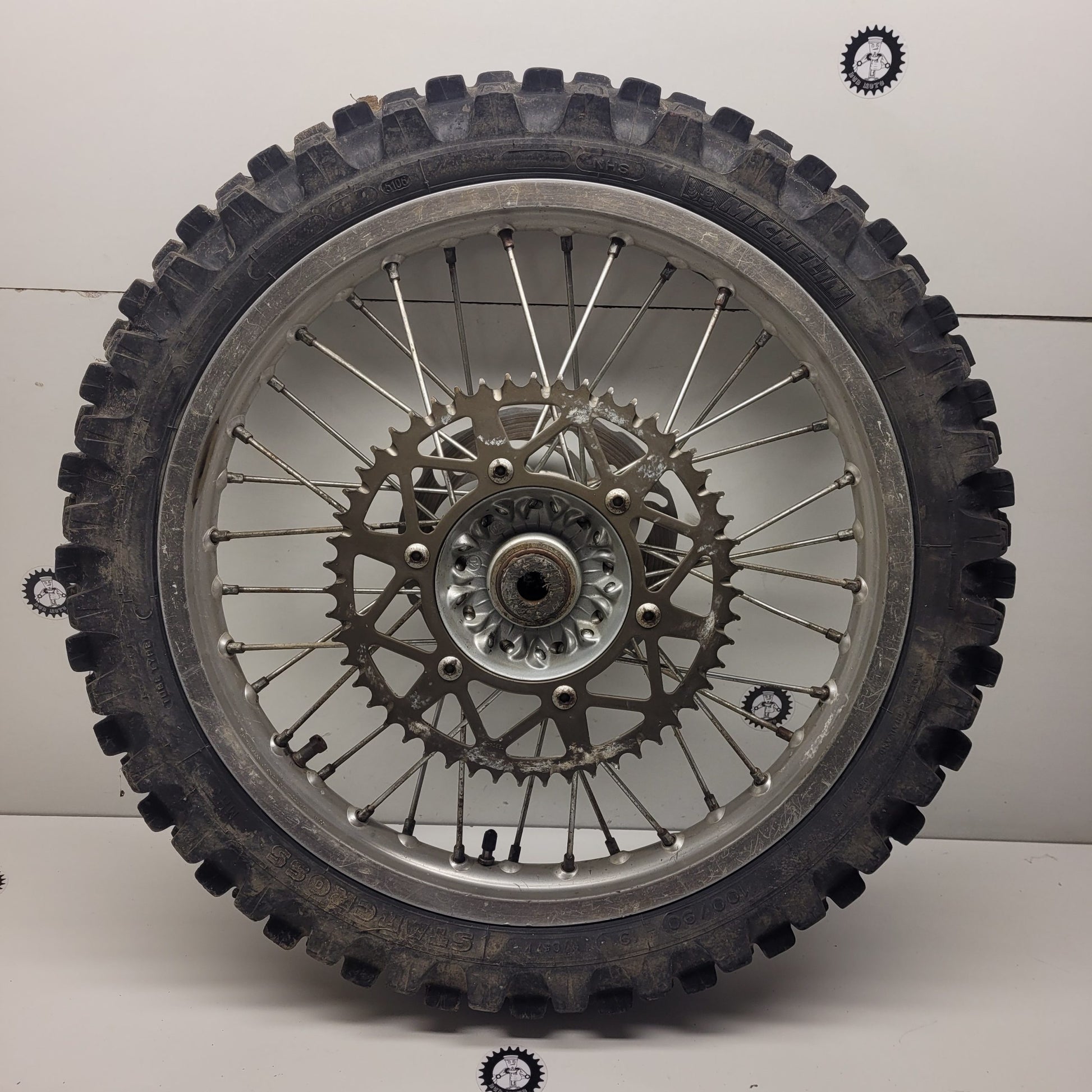 roue arrière cerclage hs ktm 125 sx 2001-1