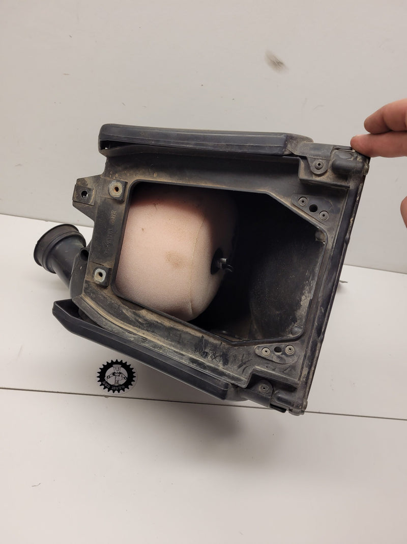 boite a air sans filtre et support yamaha 400 wrf-3