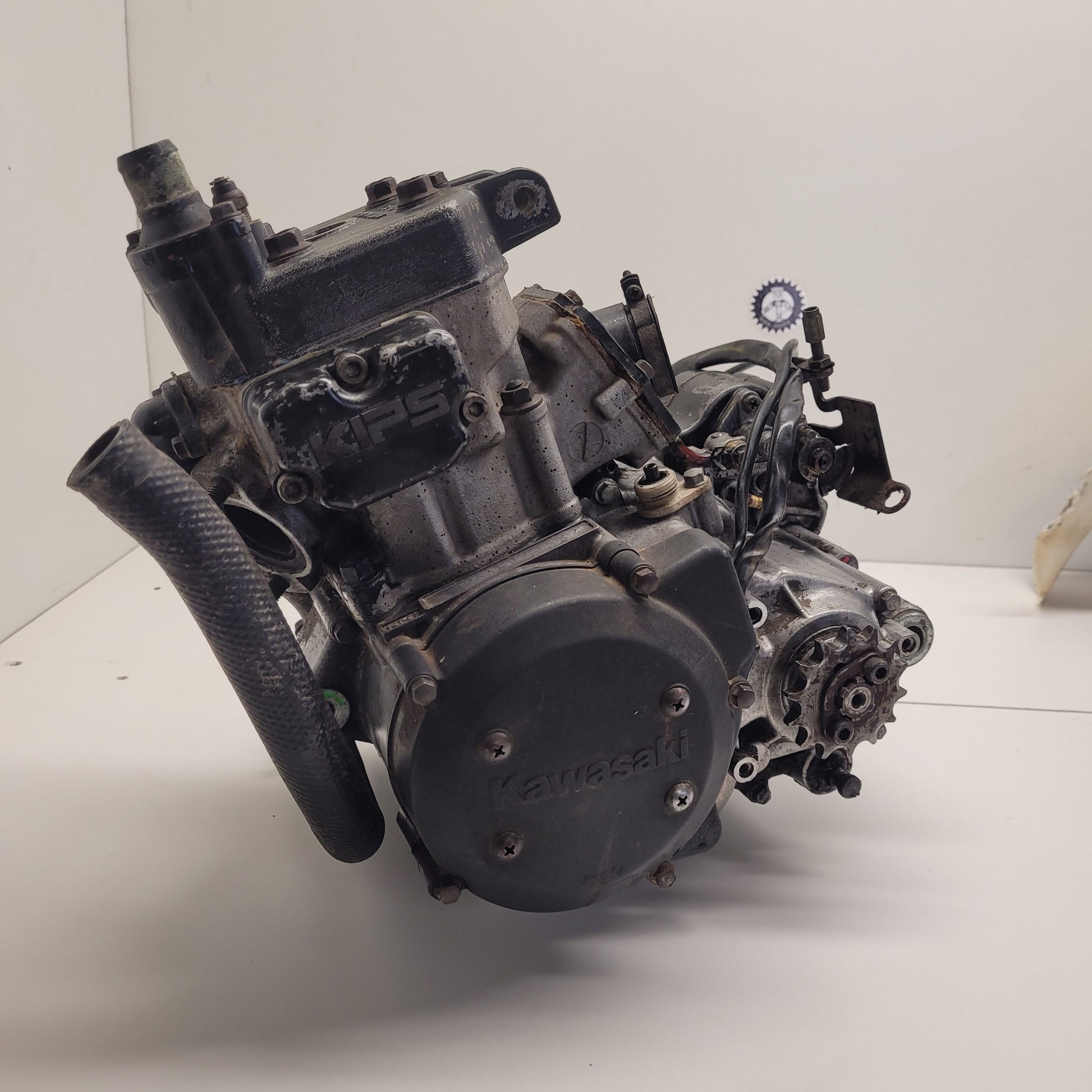 moteur kawasaki 125 kmx en l'état-1