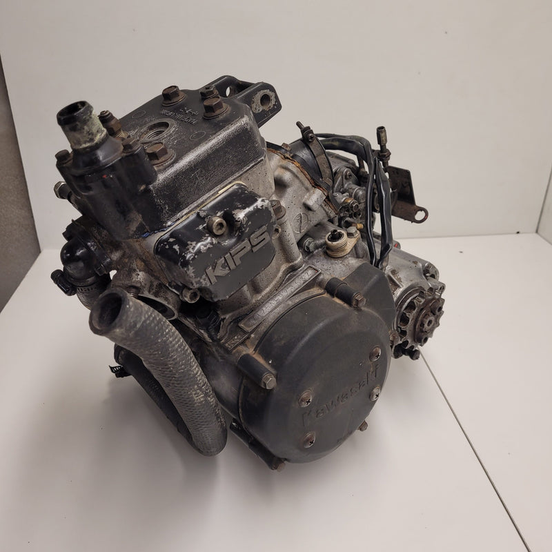 moteur kawasaki 125 kmx en l'état-4