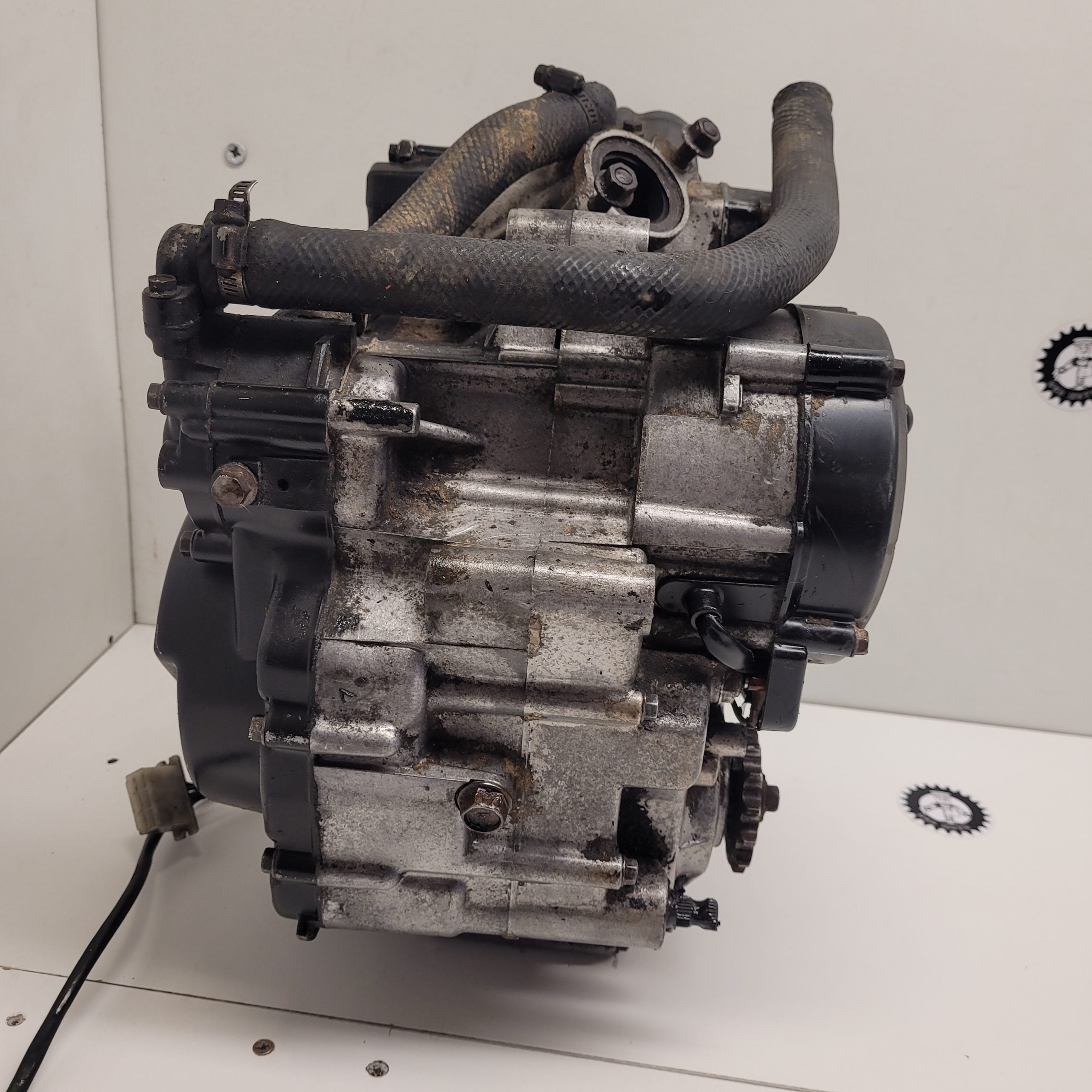 moteur kawasaki 125 kmx en l'état-3