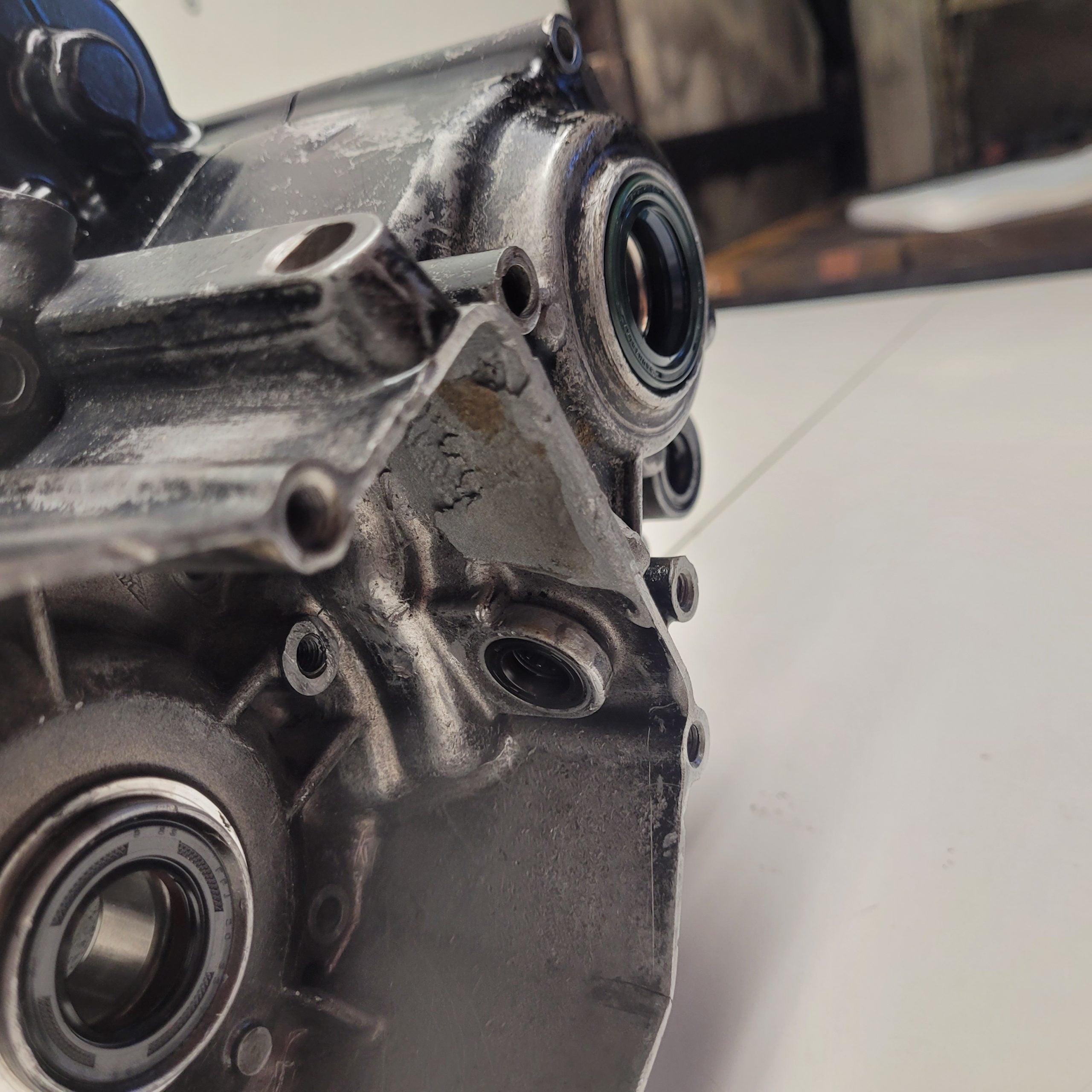 carter moteur honda 125 cr 1992-7