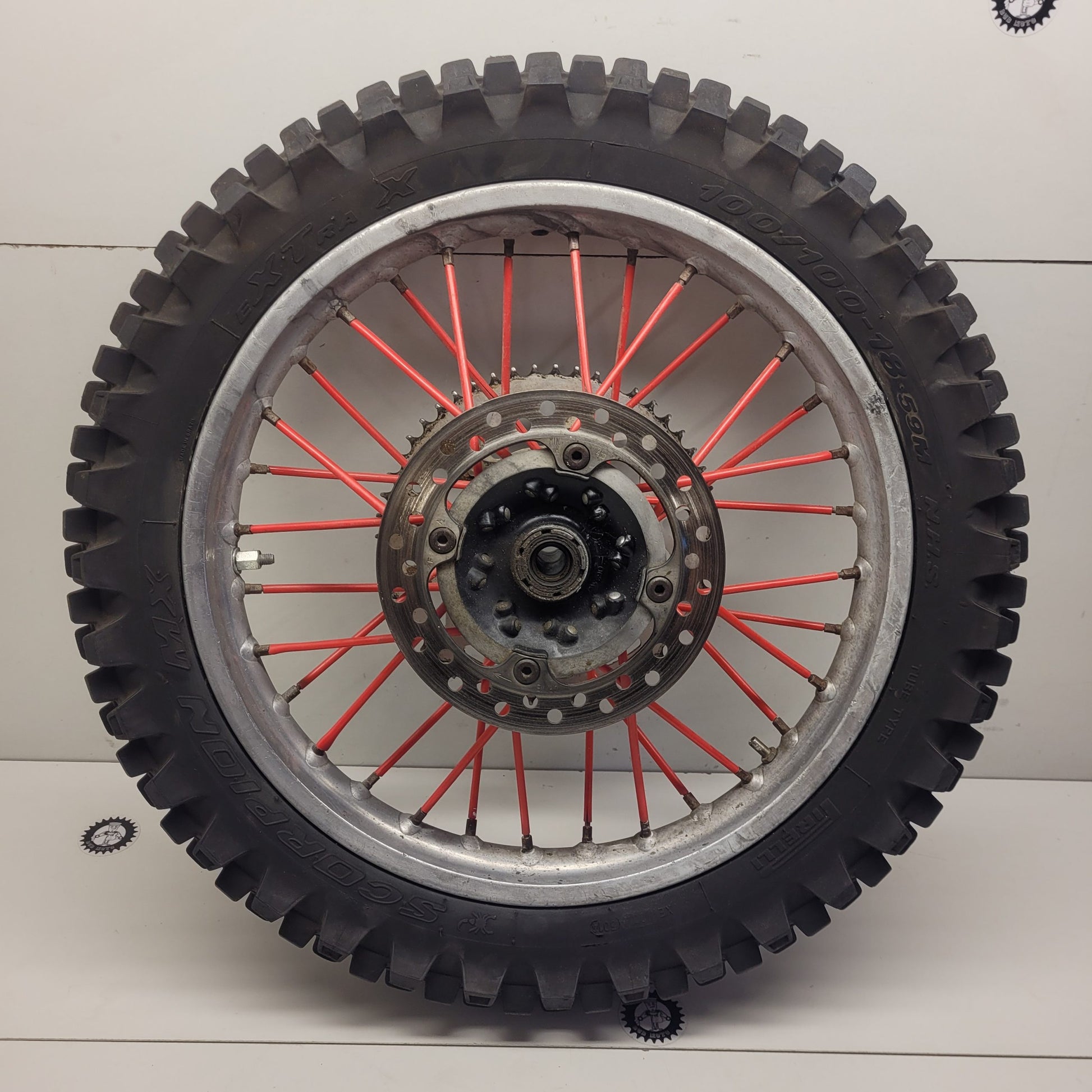 roue arriere en l'etat honda 125 cr 1992-1