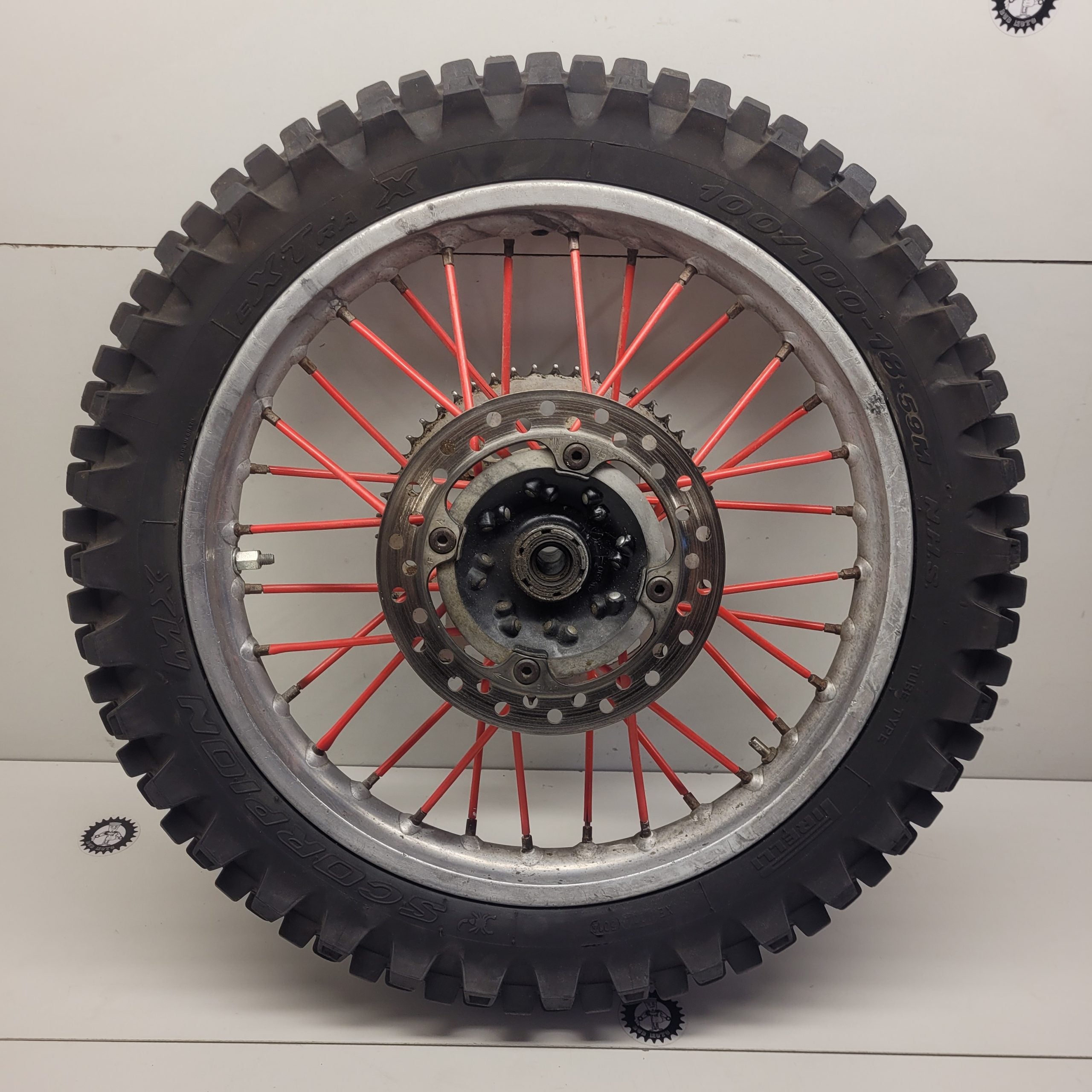 roue arriere en l'etat honda 125 cr 1992