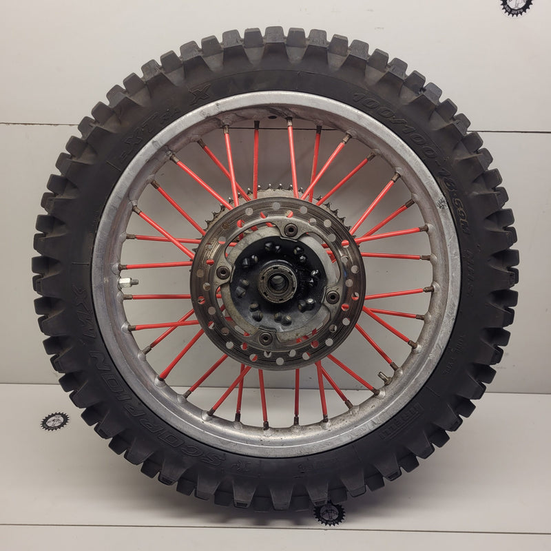 roue arriere en l'etat honda 125 cr 1992-1