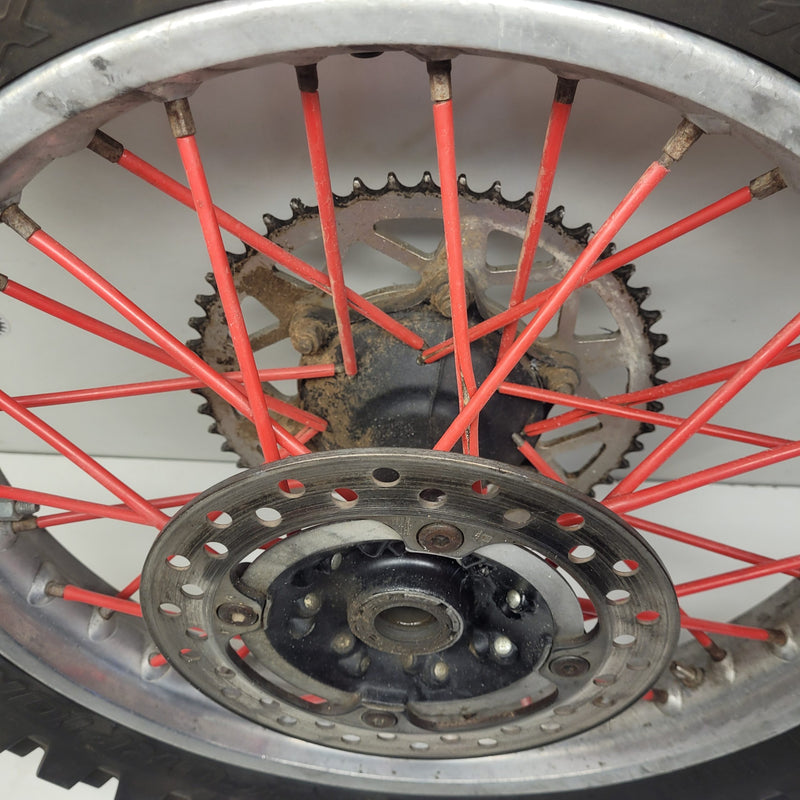 roue arriere en l'etat honda 125 cr 1992-3