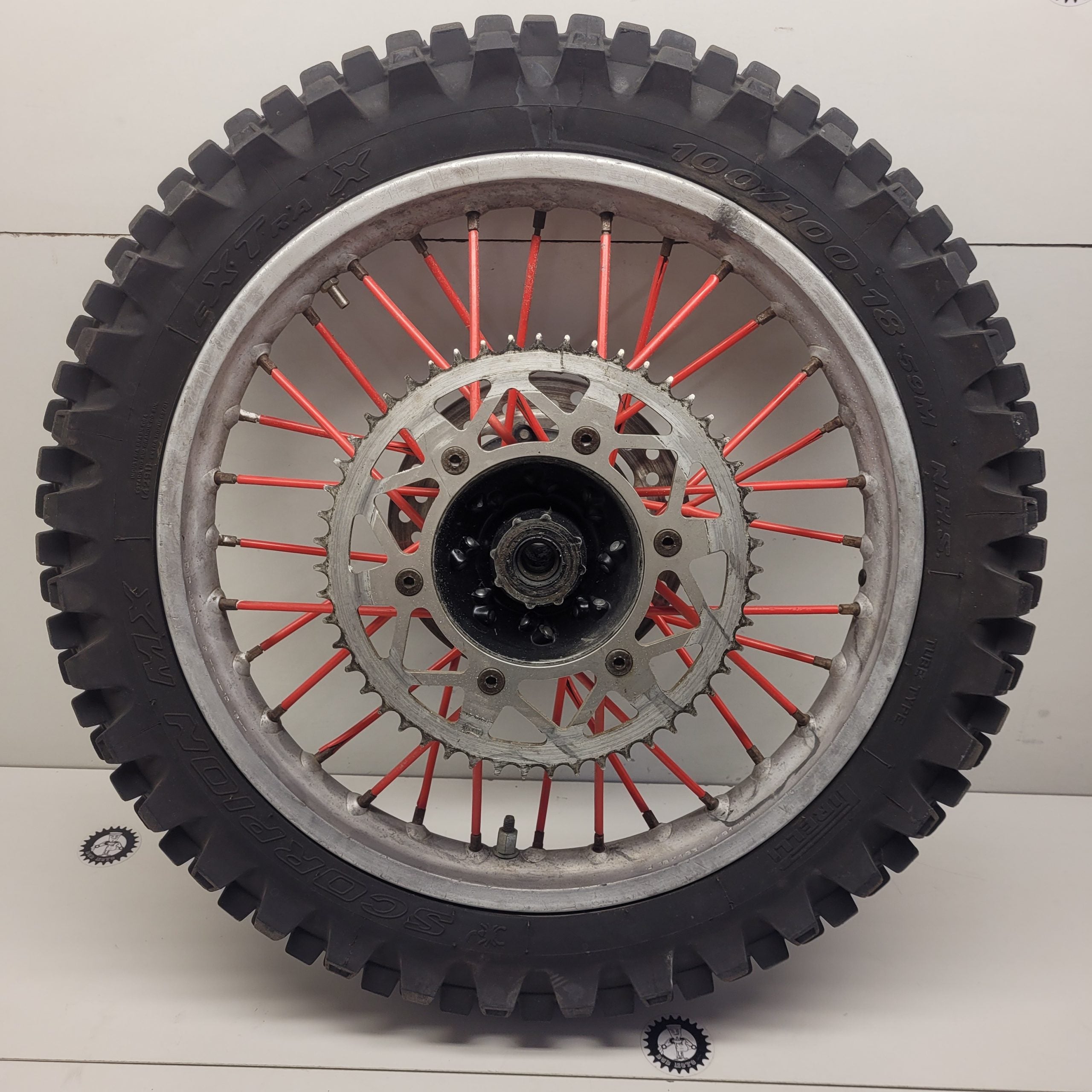 roue arriere en l'etat honda 125 cr 1992-4