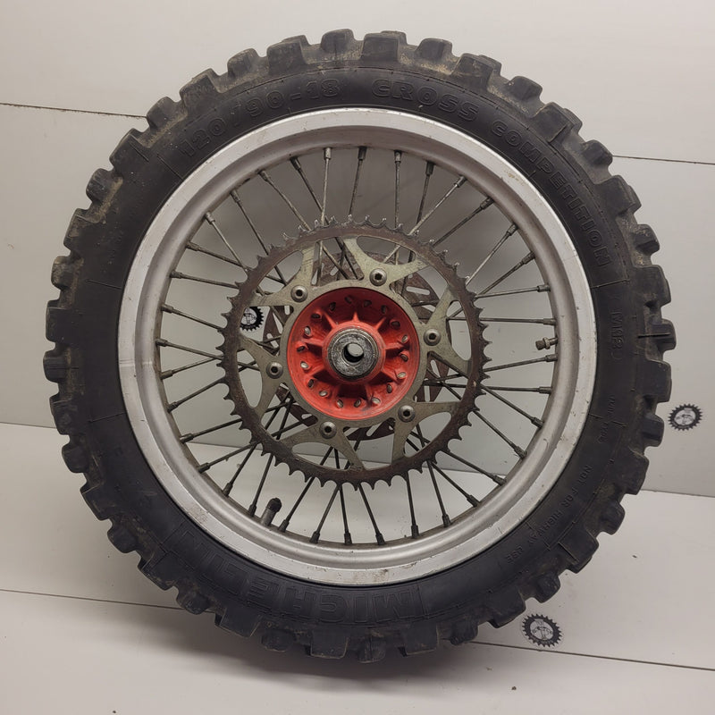 roue arrière en l'état ktm 250 1992-3