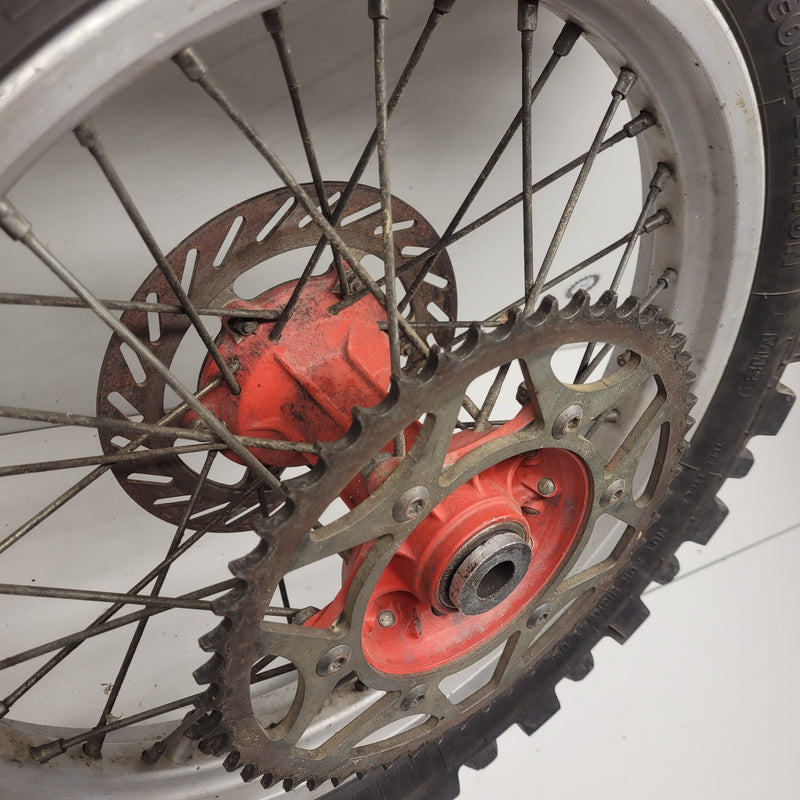 roue arrière en l'état ktm 250 1992-4