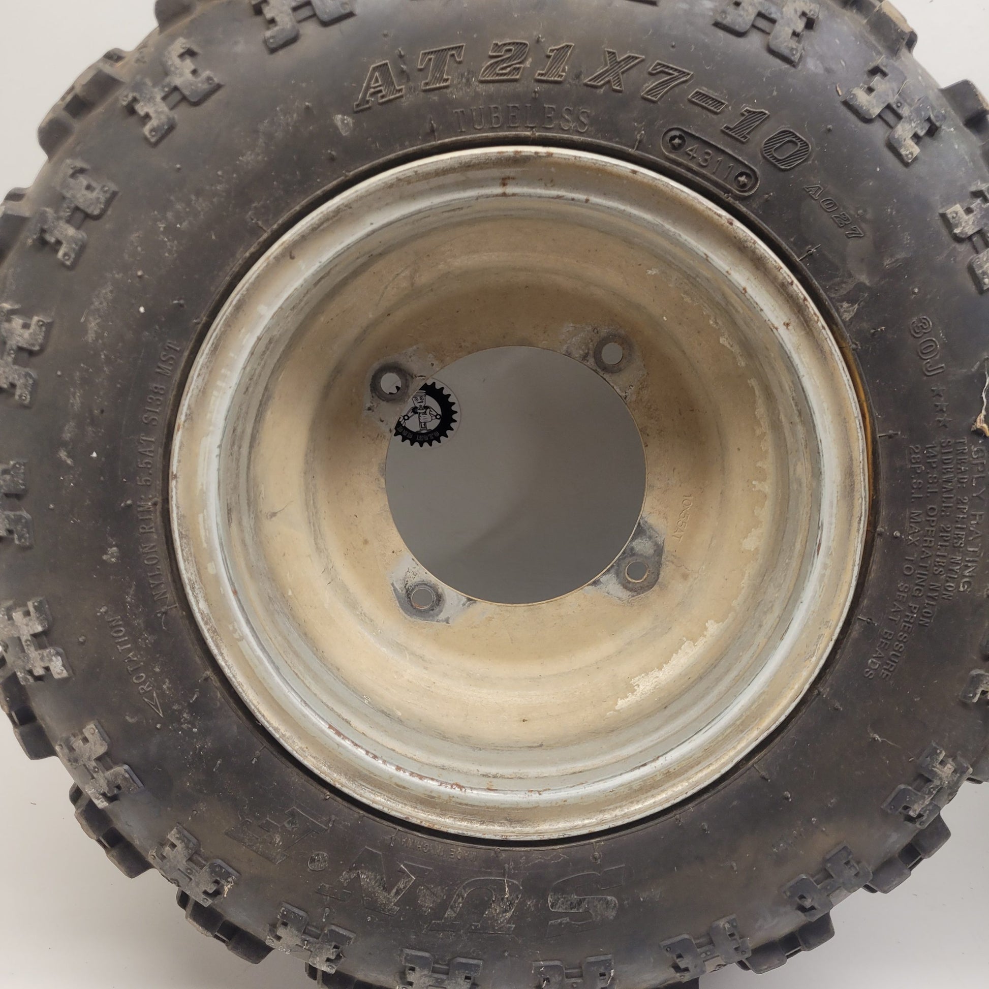 roues avant en l'etat yamaha 200 blaster-2