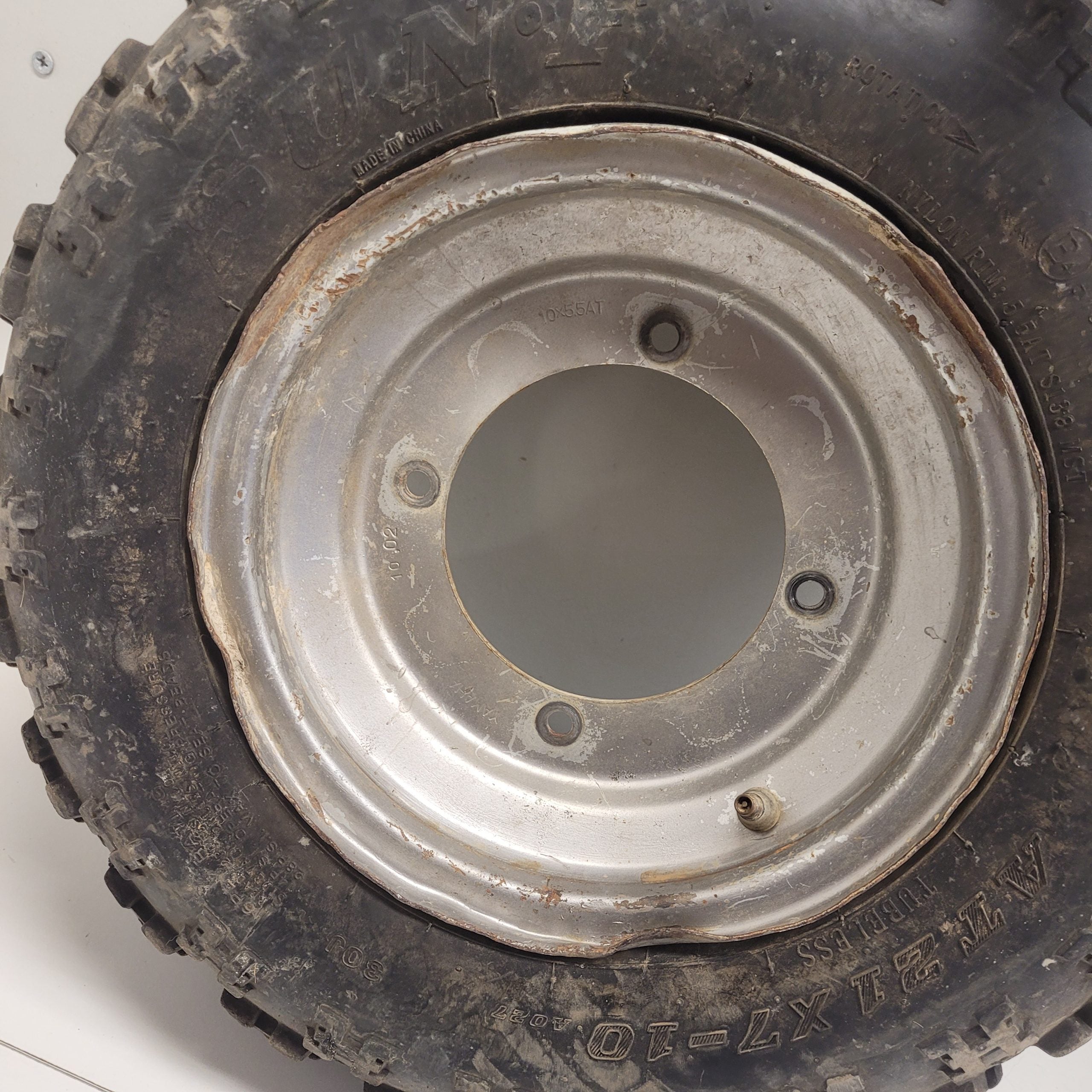 roues avant en l'etat yamaha 200 blaster-4