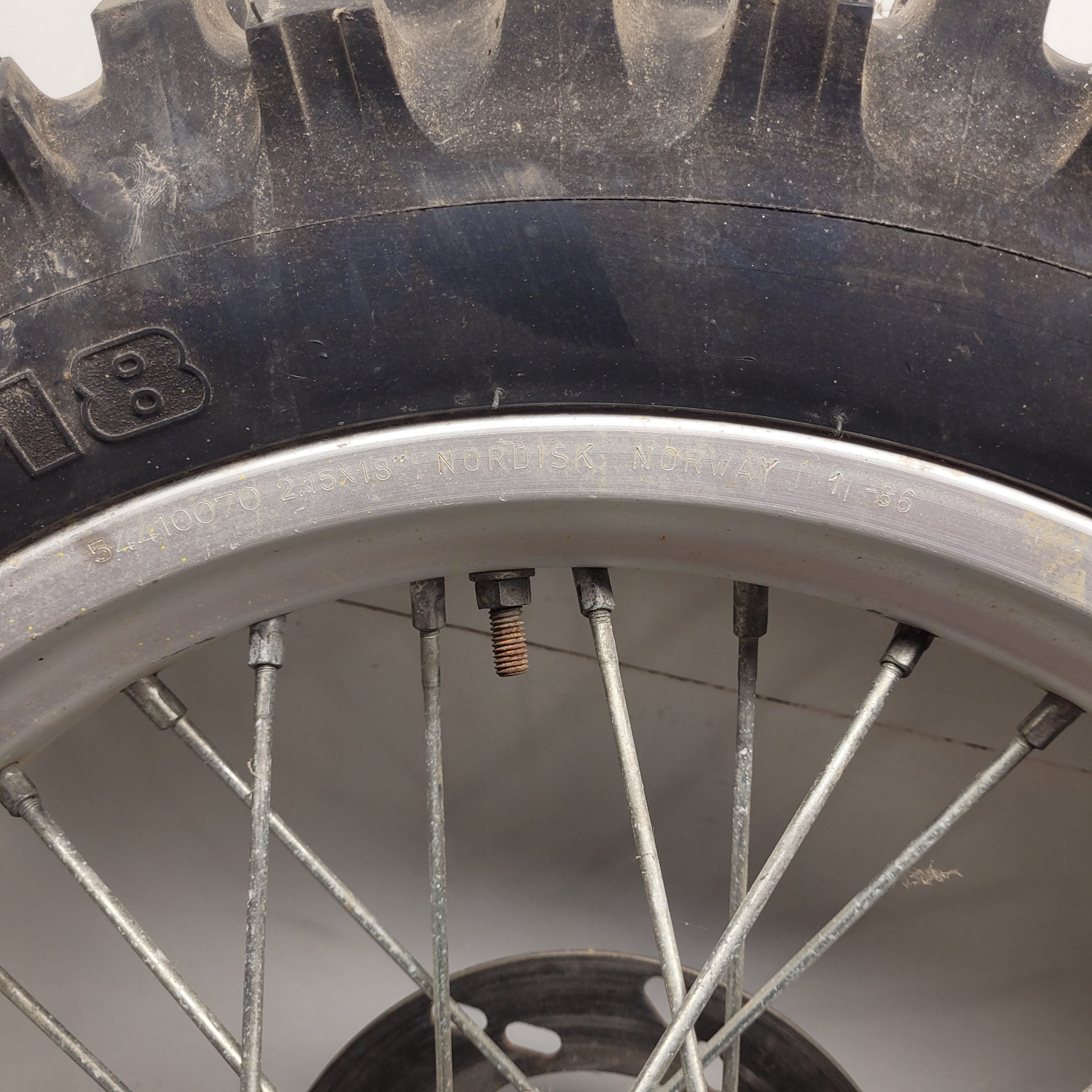 roue arrière ktm 600 1987