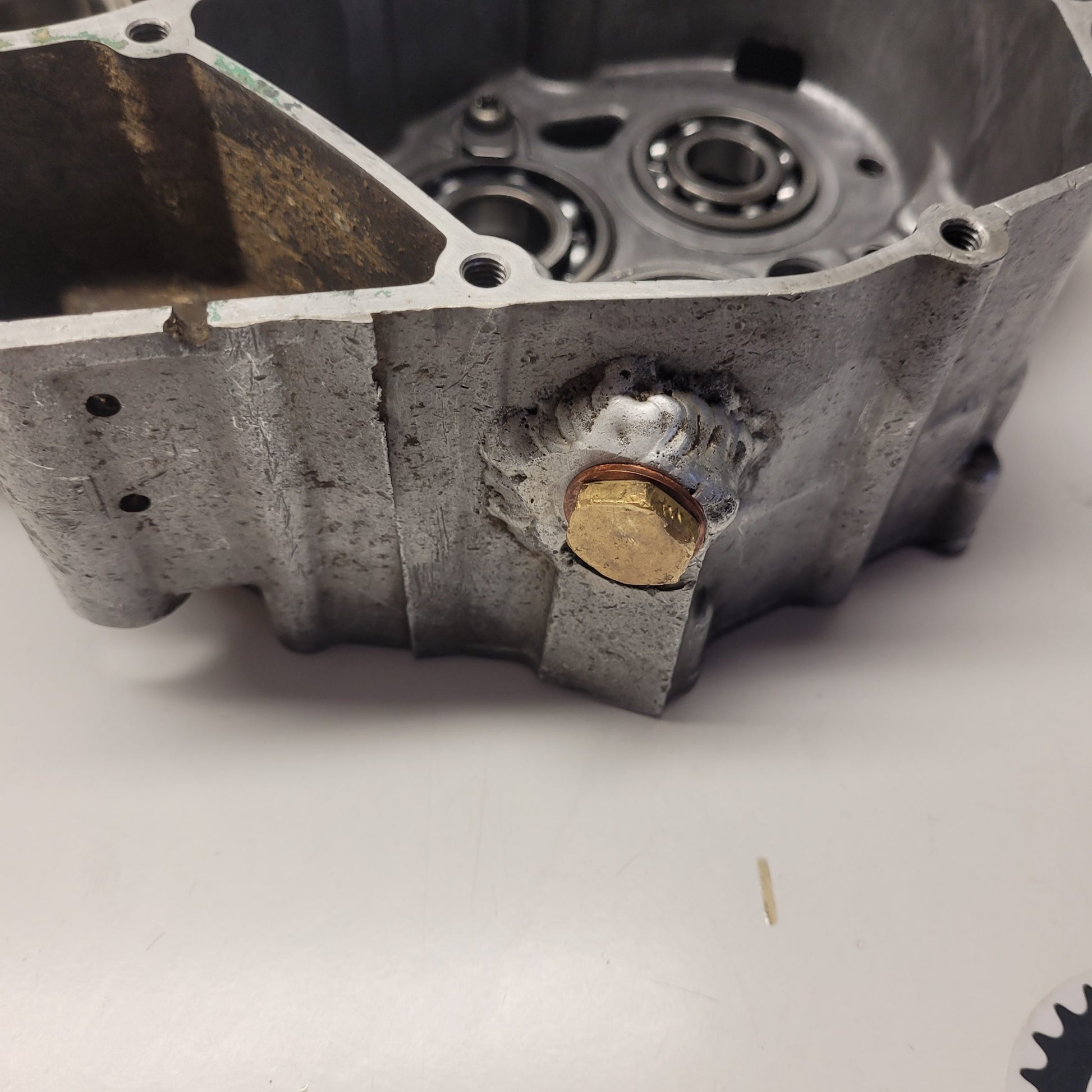 carters moteur en état suzuki 125 rm 1998-2