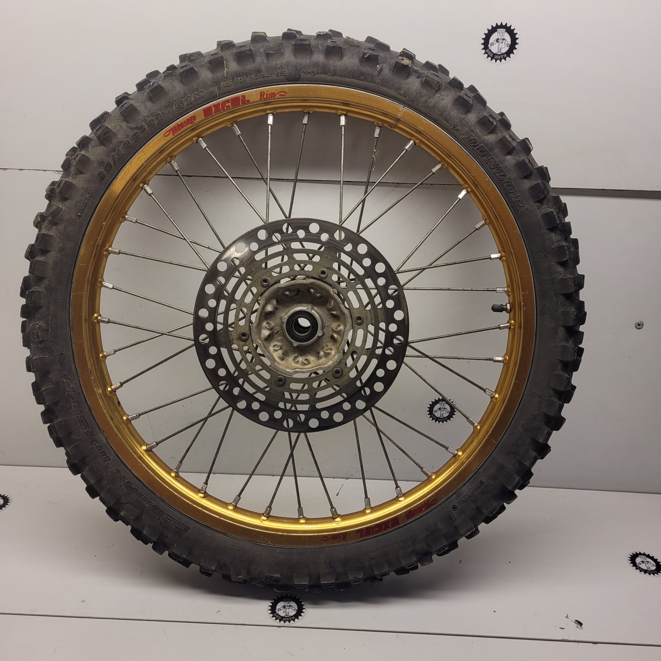 moyeux avant suzuki 125 rm 1998