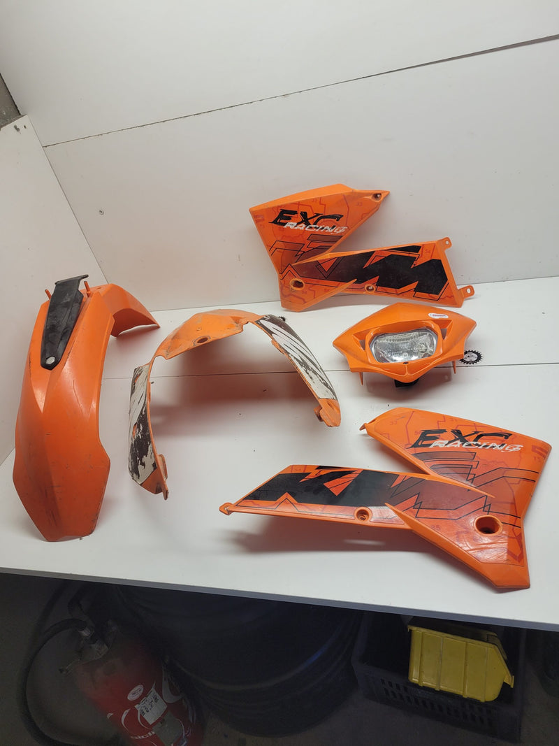 plastique ktm 525 exc 2004-1