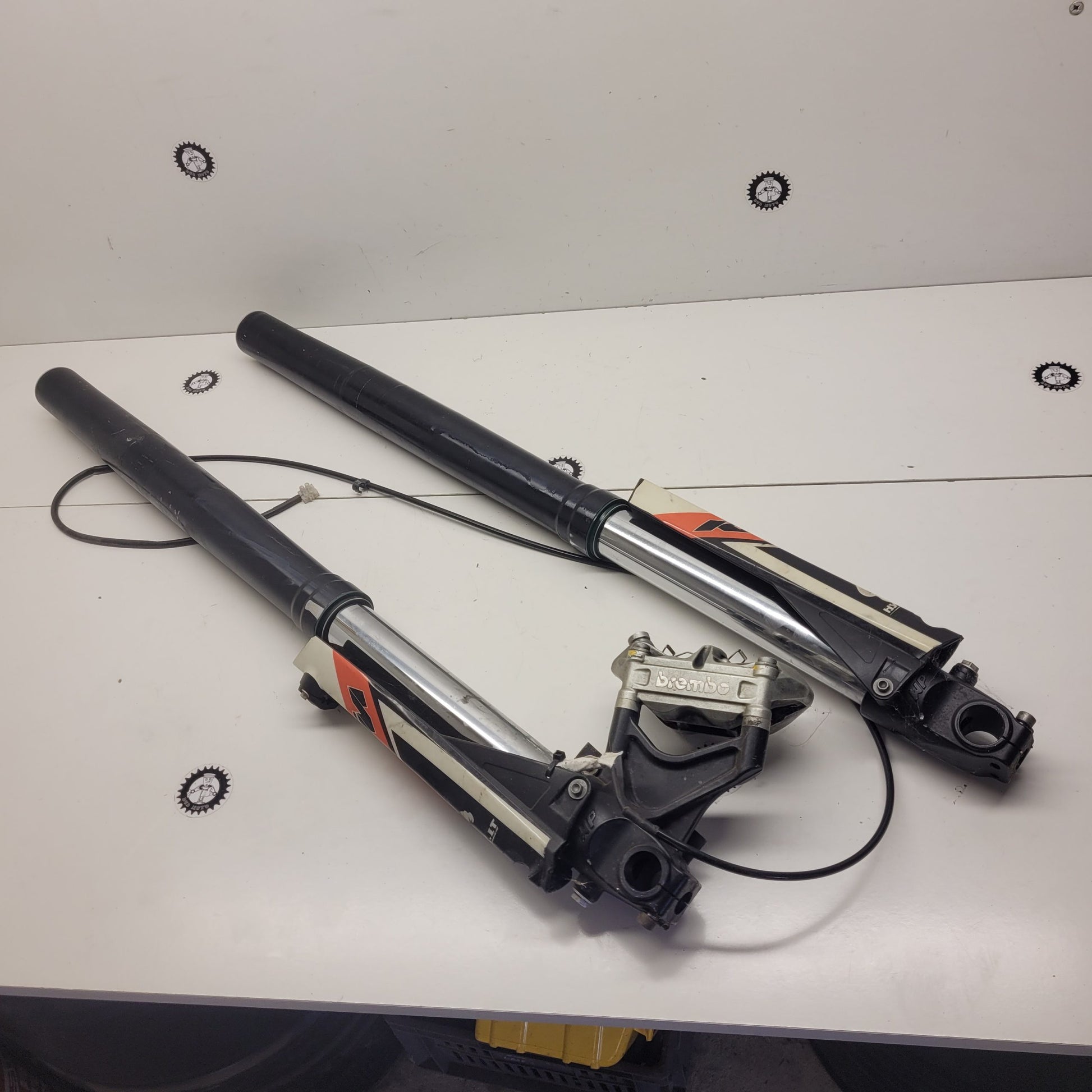 fourreau disque etrier té a adapter ktm 525 exc 2004-1