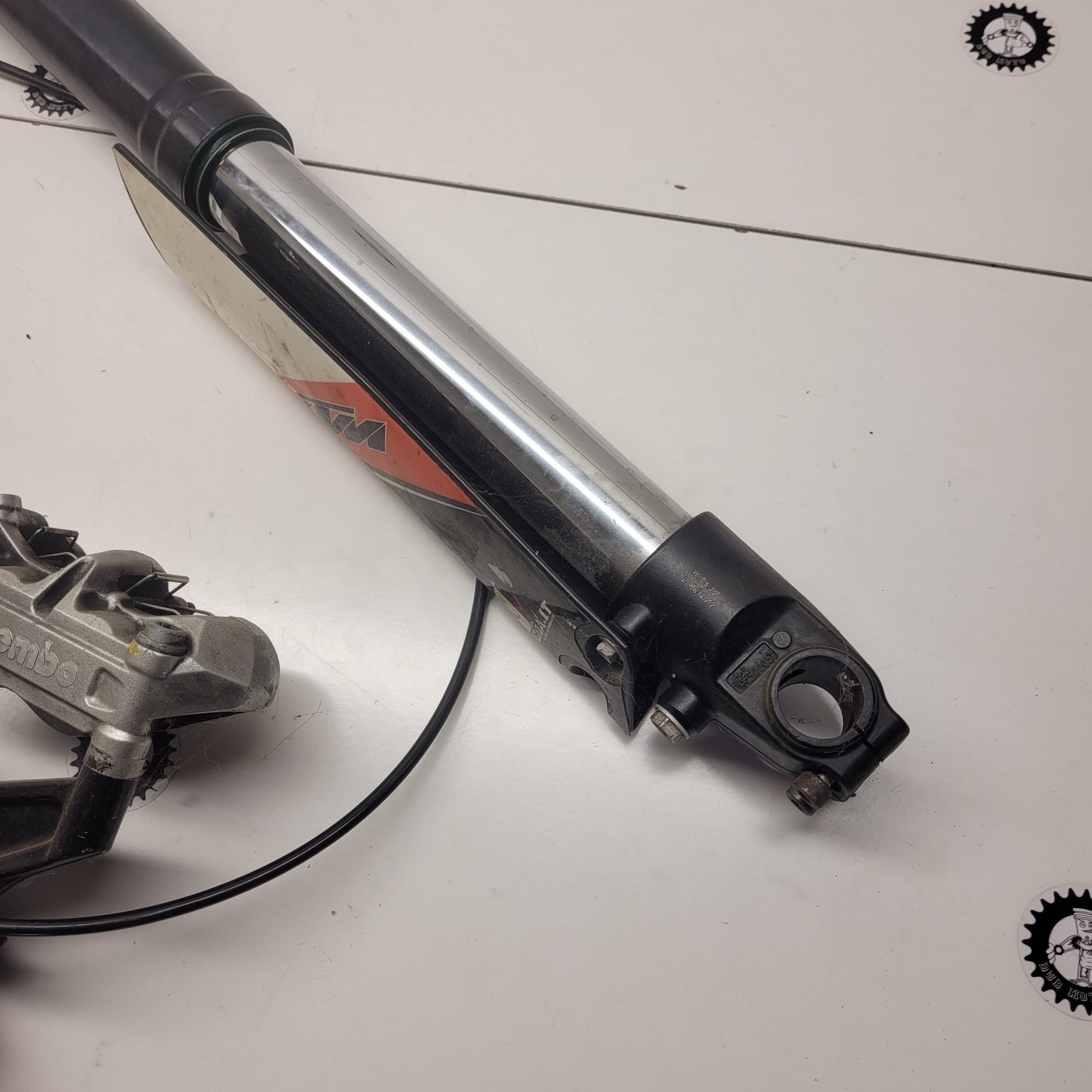 fourreau disque etrier té a adapter ktm 525 exc 2004-2